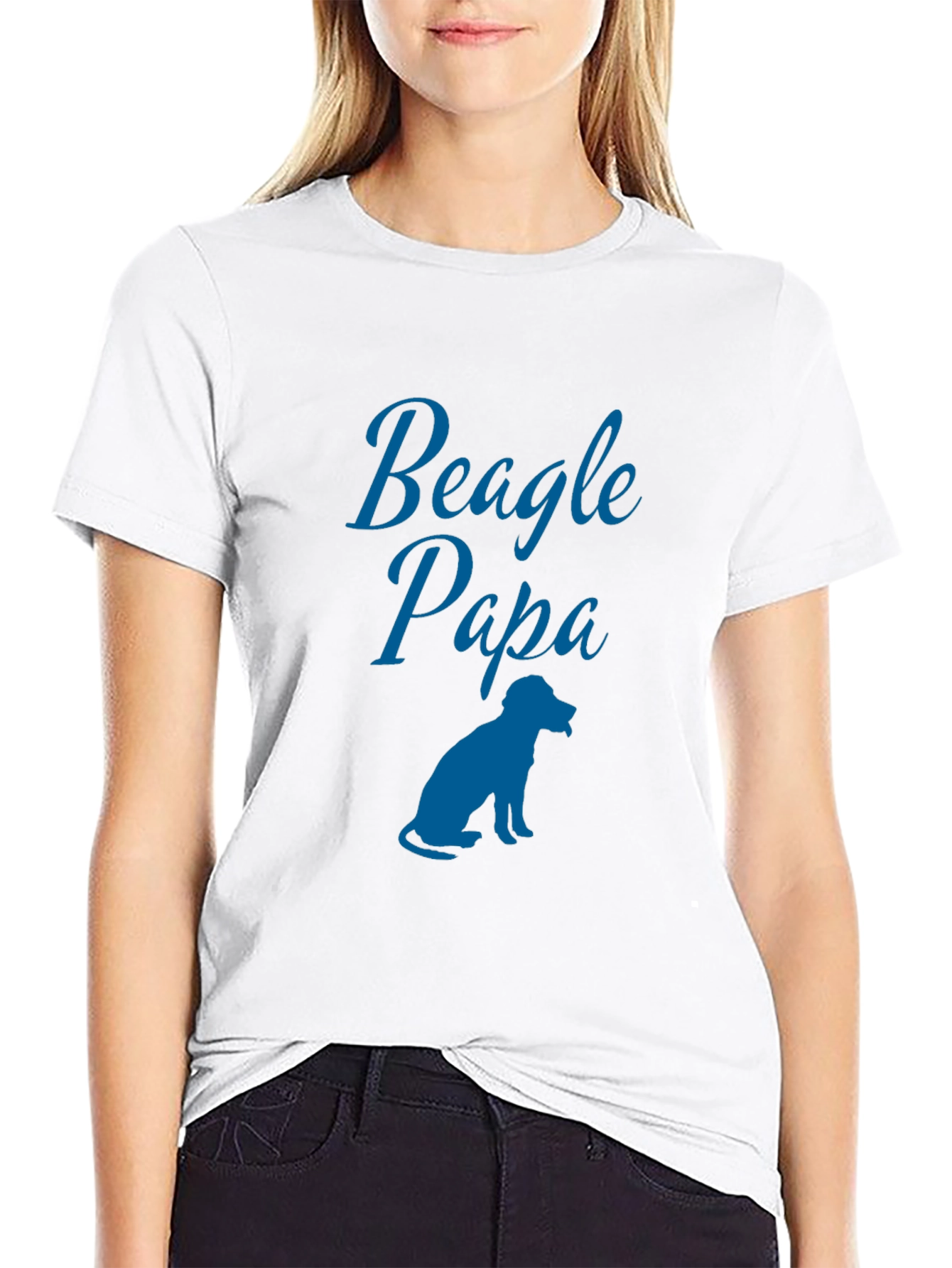 Beagle Papa T-Shirt: Dog Lover Tee