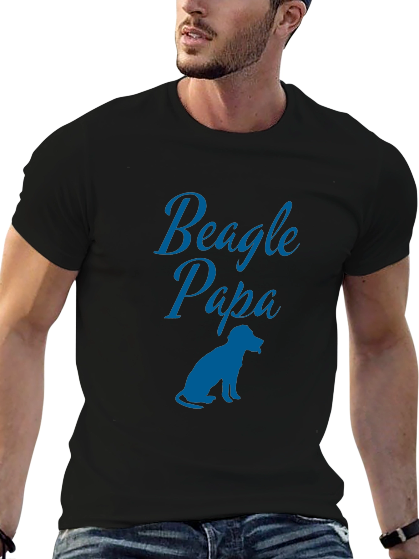 Beagle Papa T-Shirt: Dog Lover Tee