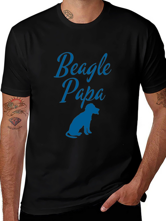 Beagle Papa T-Shirt: Dog Lover Tee