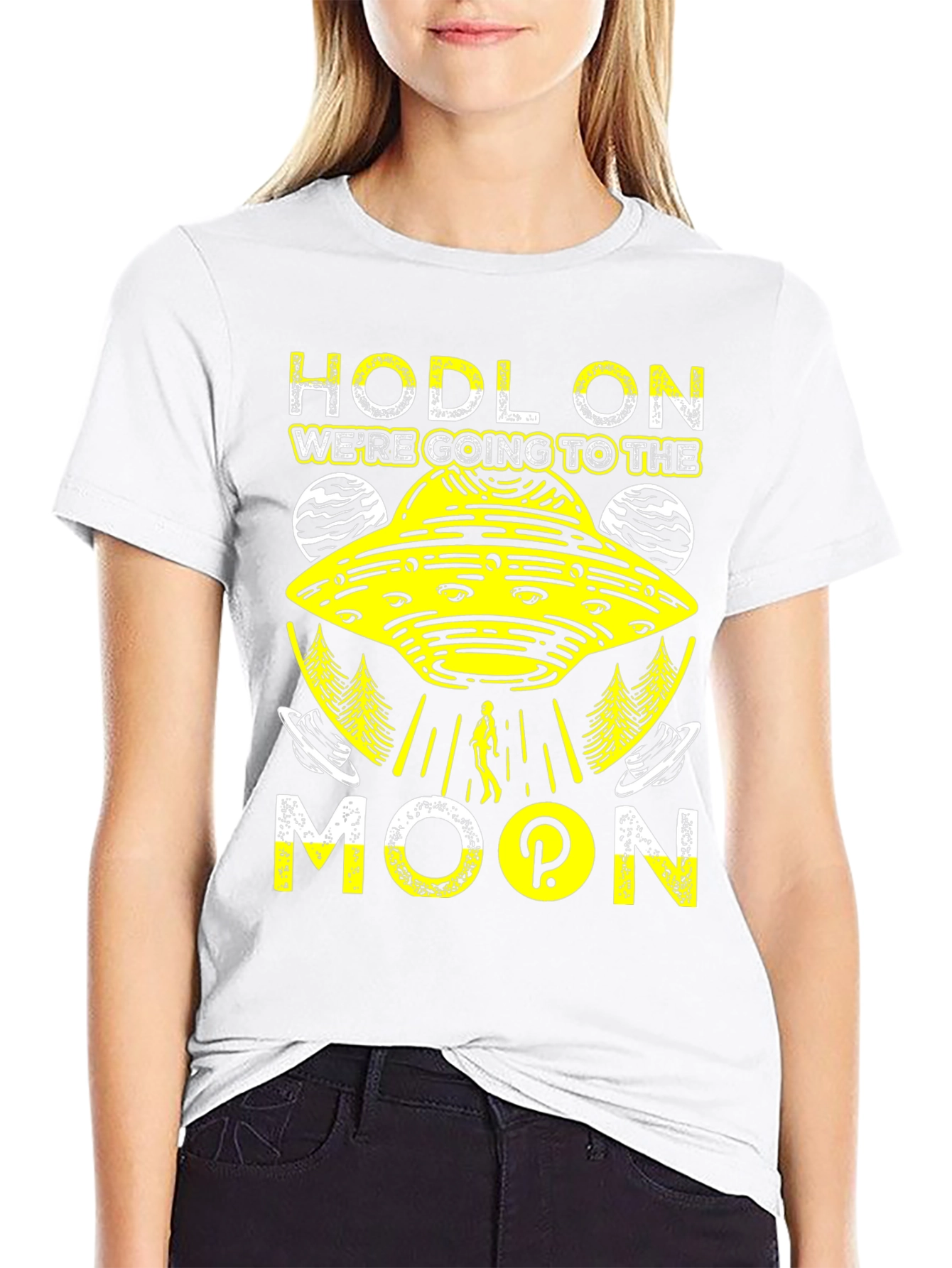 HODL On to the Moon T-Shirt - Crypto Tee