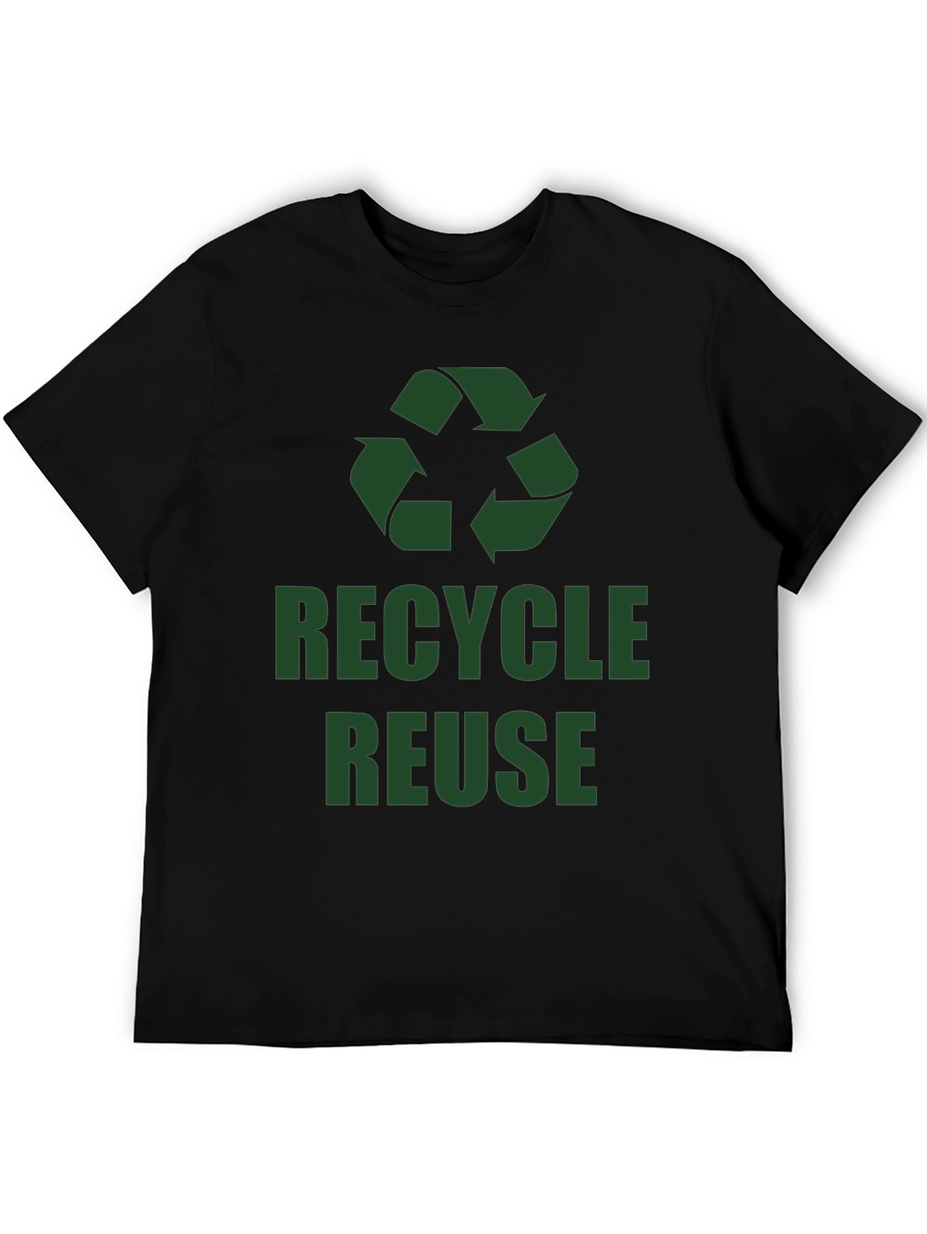Recycle Reuse Graphic Tee - Eco Friendly Shirt