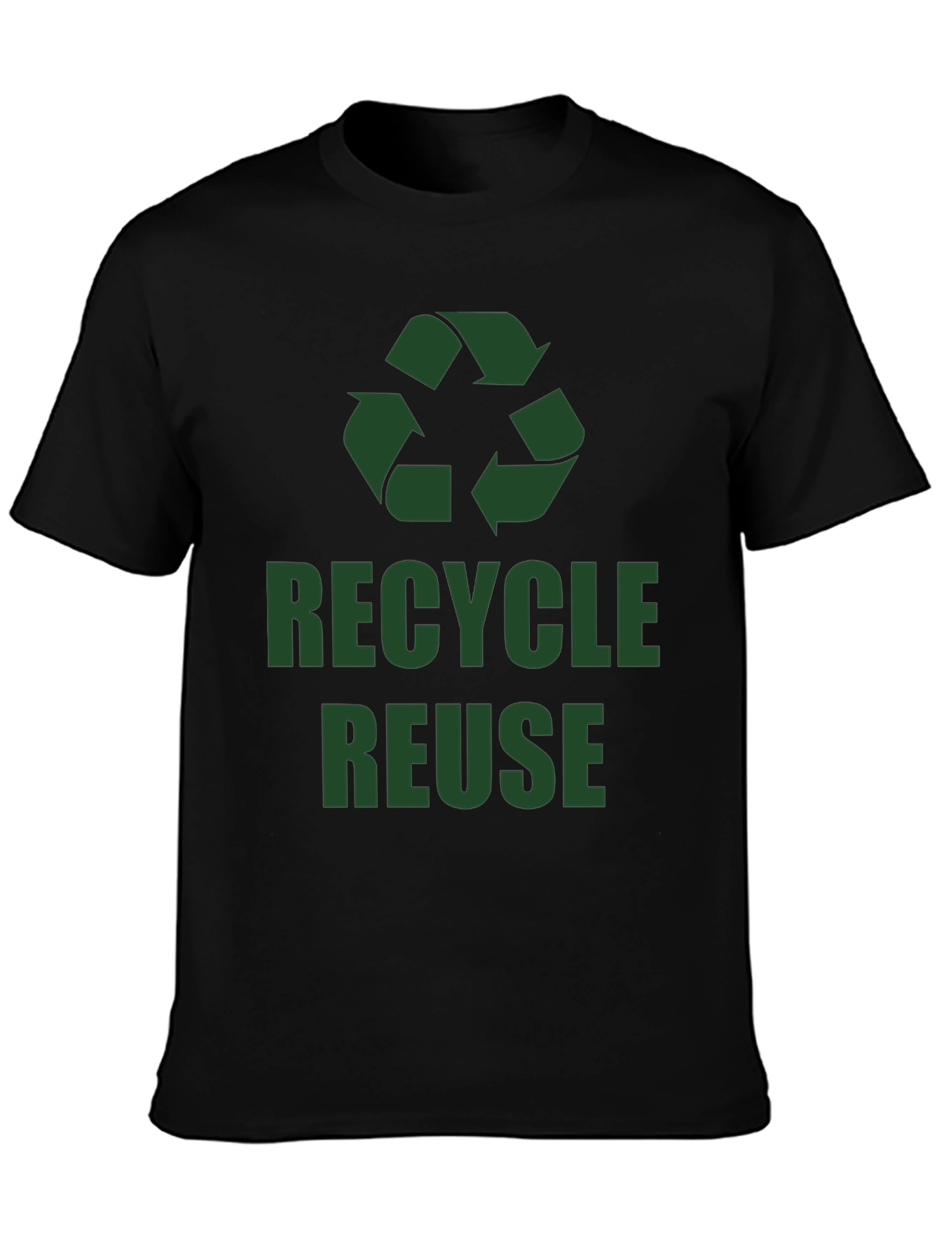 Recycle Reuse Graphic Tee - Eco Friendly Shirt