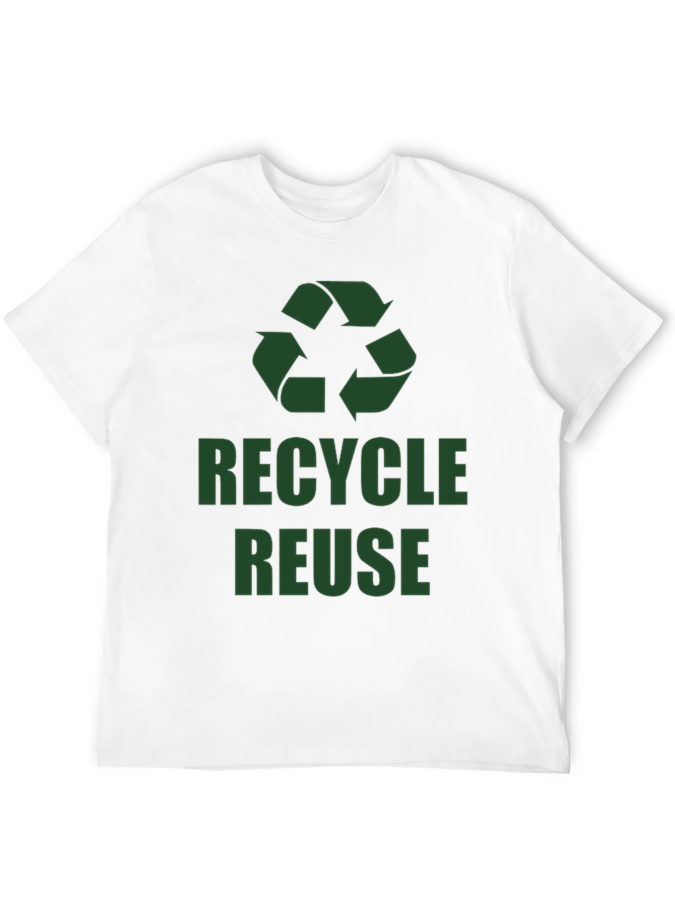 Recycle Reuse Graphic Tee - Eco Friendly Shirt