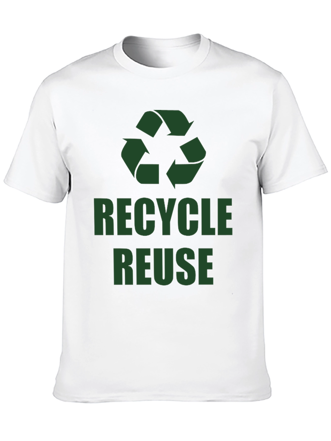 Recycle Reuse Graphic Tee - Eco Friendly Shirt