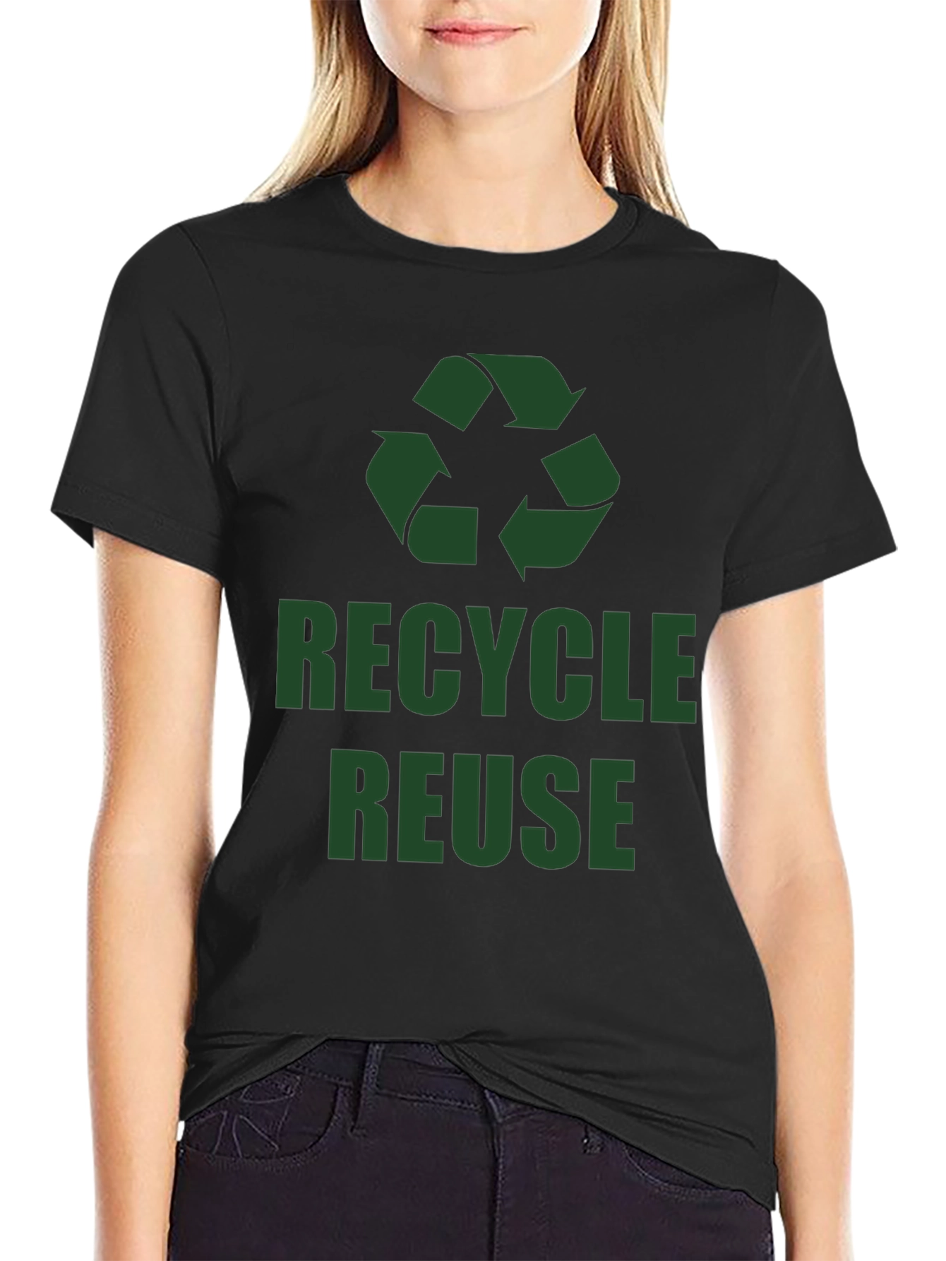 Recycle Reuse Graphic Tee - Eco Friendly Shirt