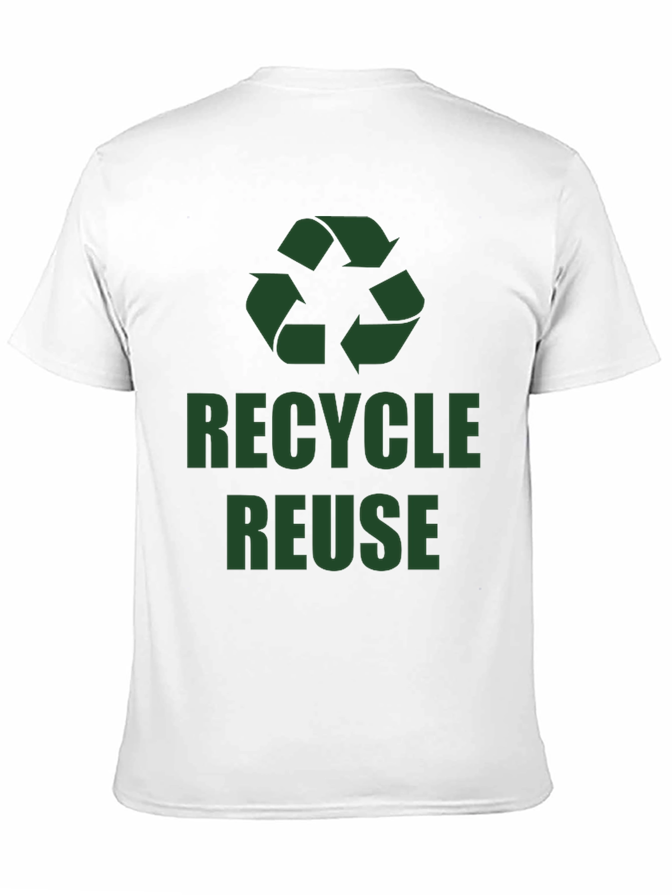 Recycle Reuse Graphic Tee - Eco Friendly Shirt