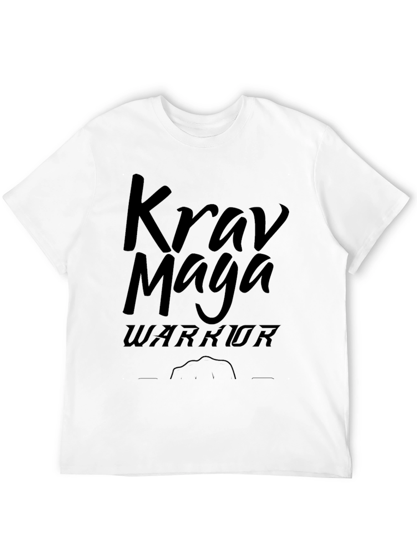 Krav Maga Warrior Black Graphic T-Shirt