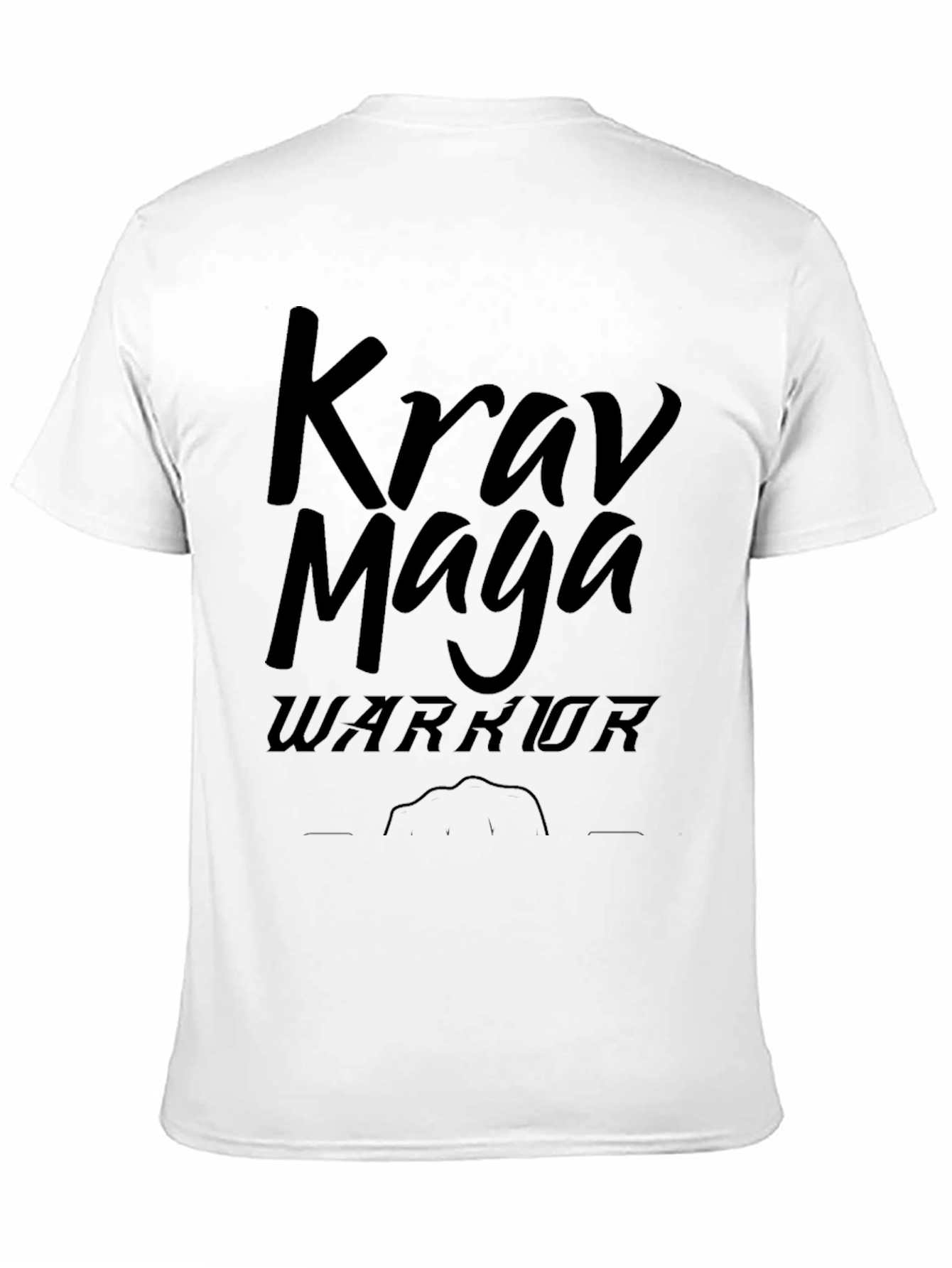 Krav Maga Warrior Black Graphic T-Shirt