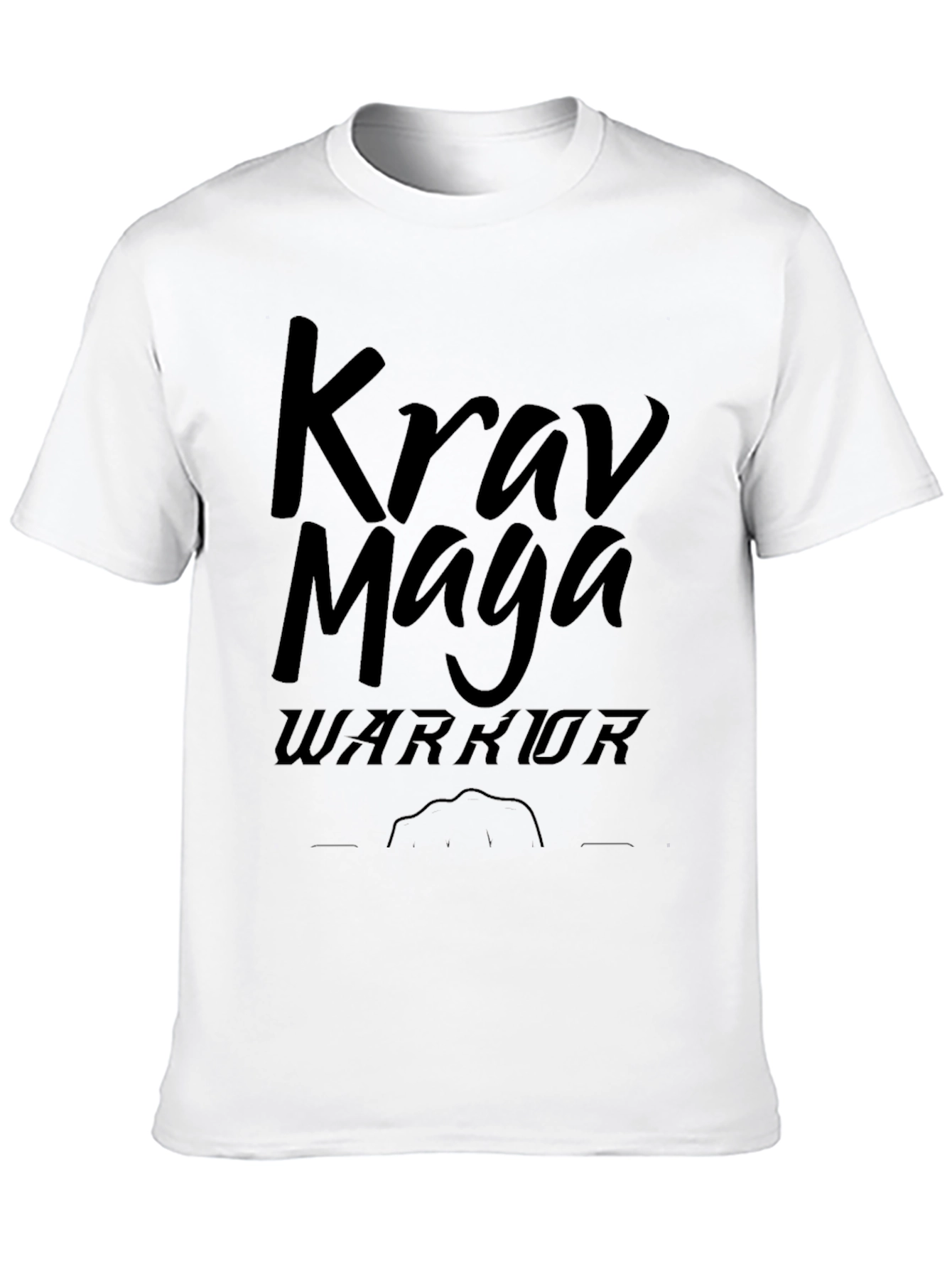 Krav Maga Warrior Black Graphic T-Shirt