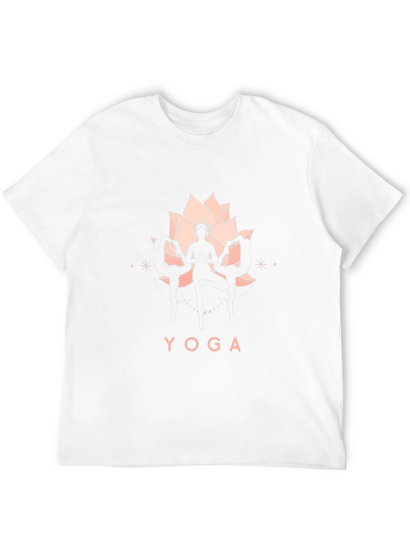 Yoga Graphic T-Shirt - Lotus Design