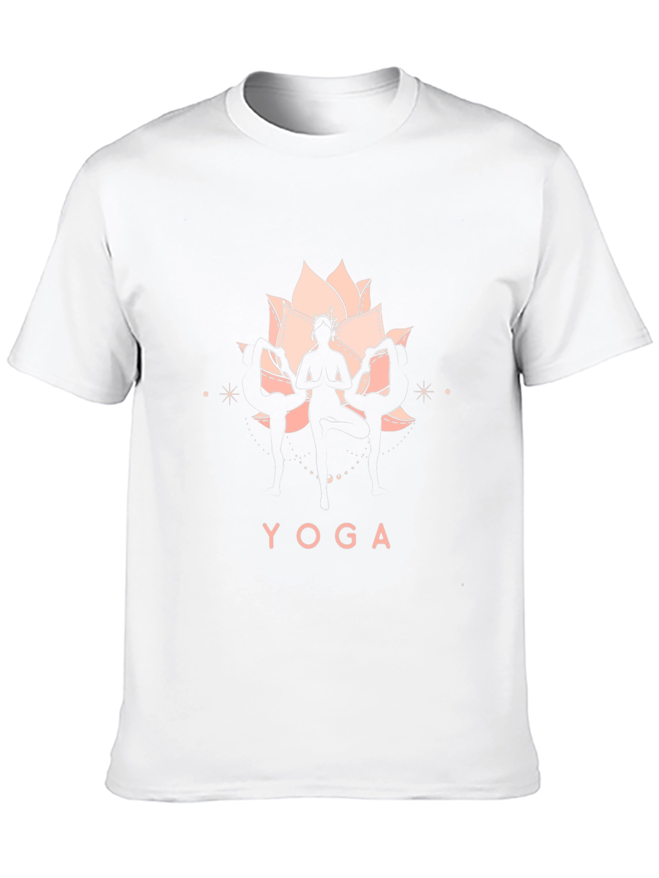 Yoga Graphic T-Shirt - Lotus Design