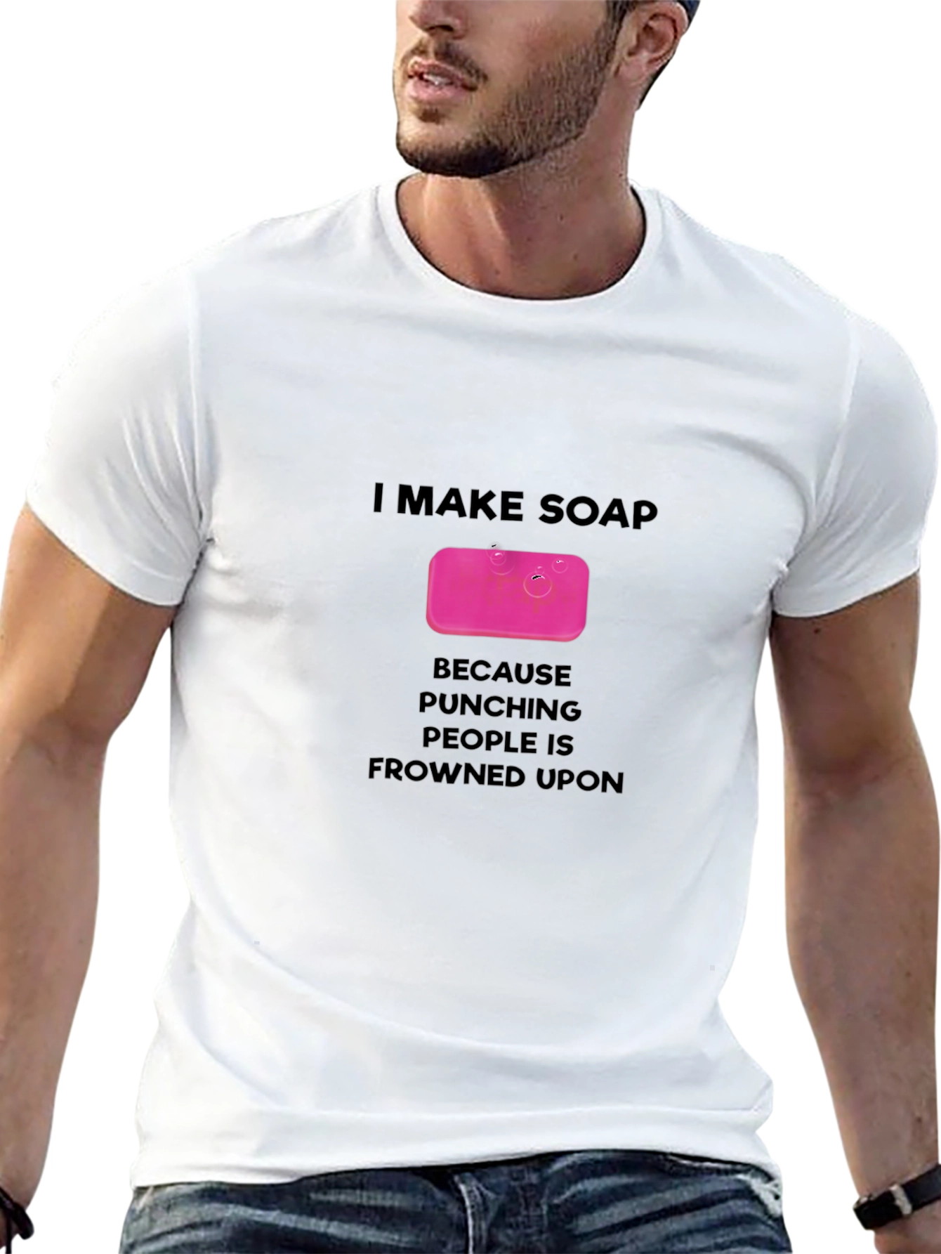 I Make Soap T-Shirt - Funny Novelty Gift Tee