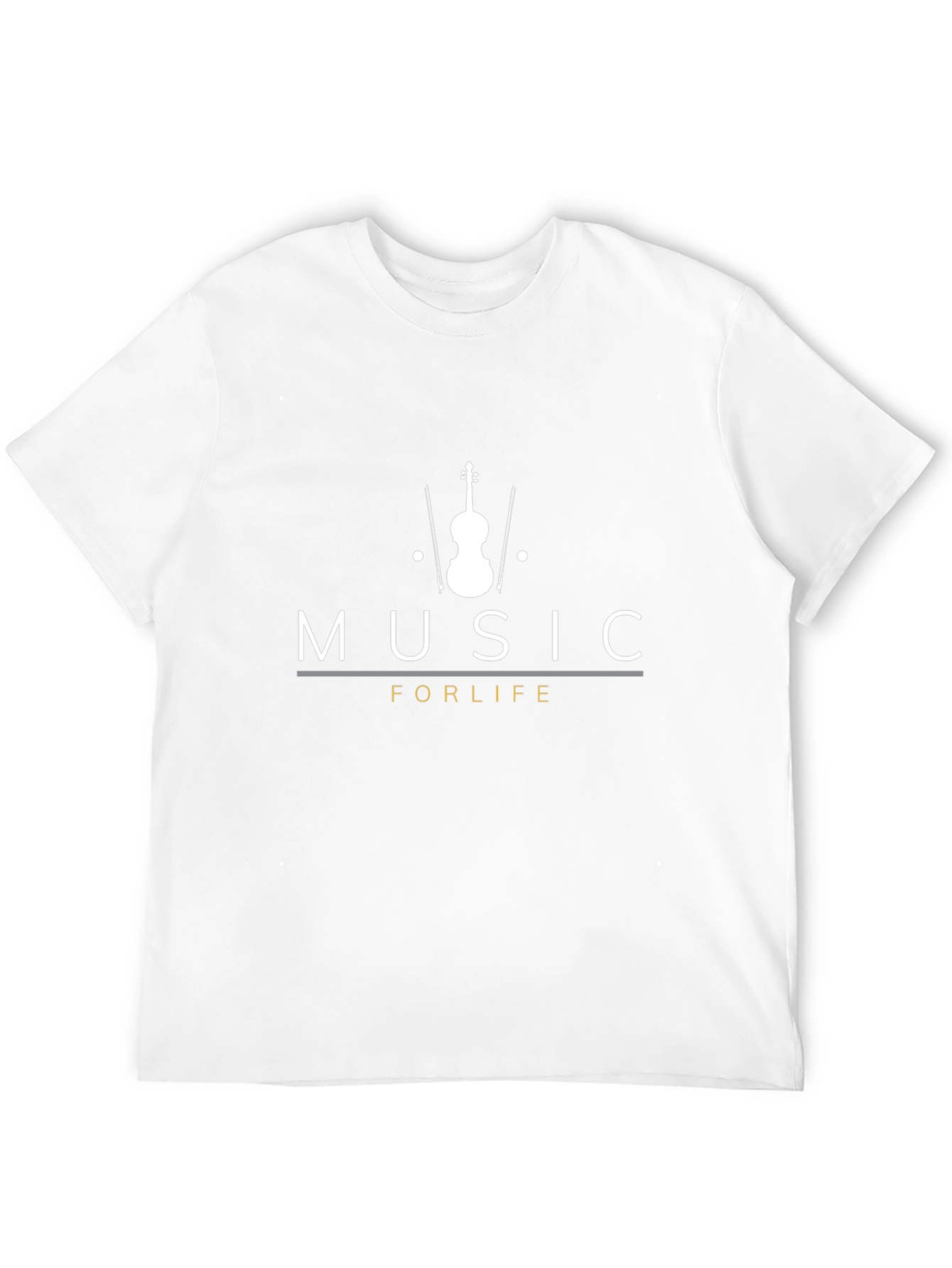 Music For Life Black T-Shirt