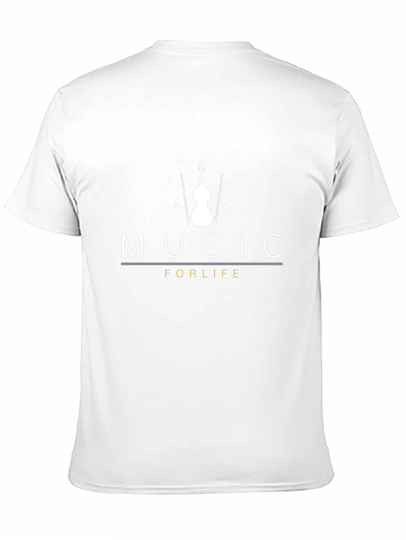 Music For Life Black T-Shirt