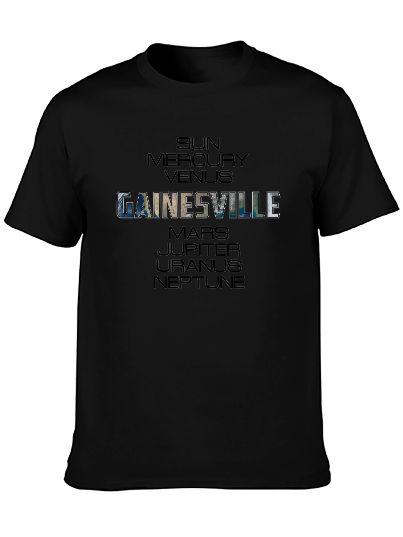 Gainesville Planets Graphic T-Shirt