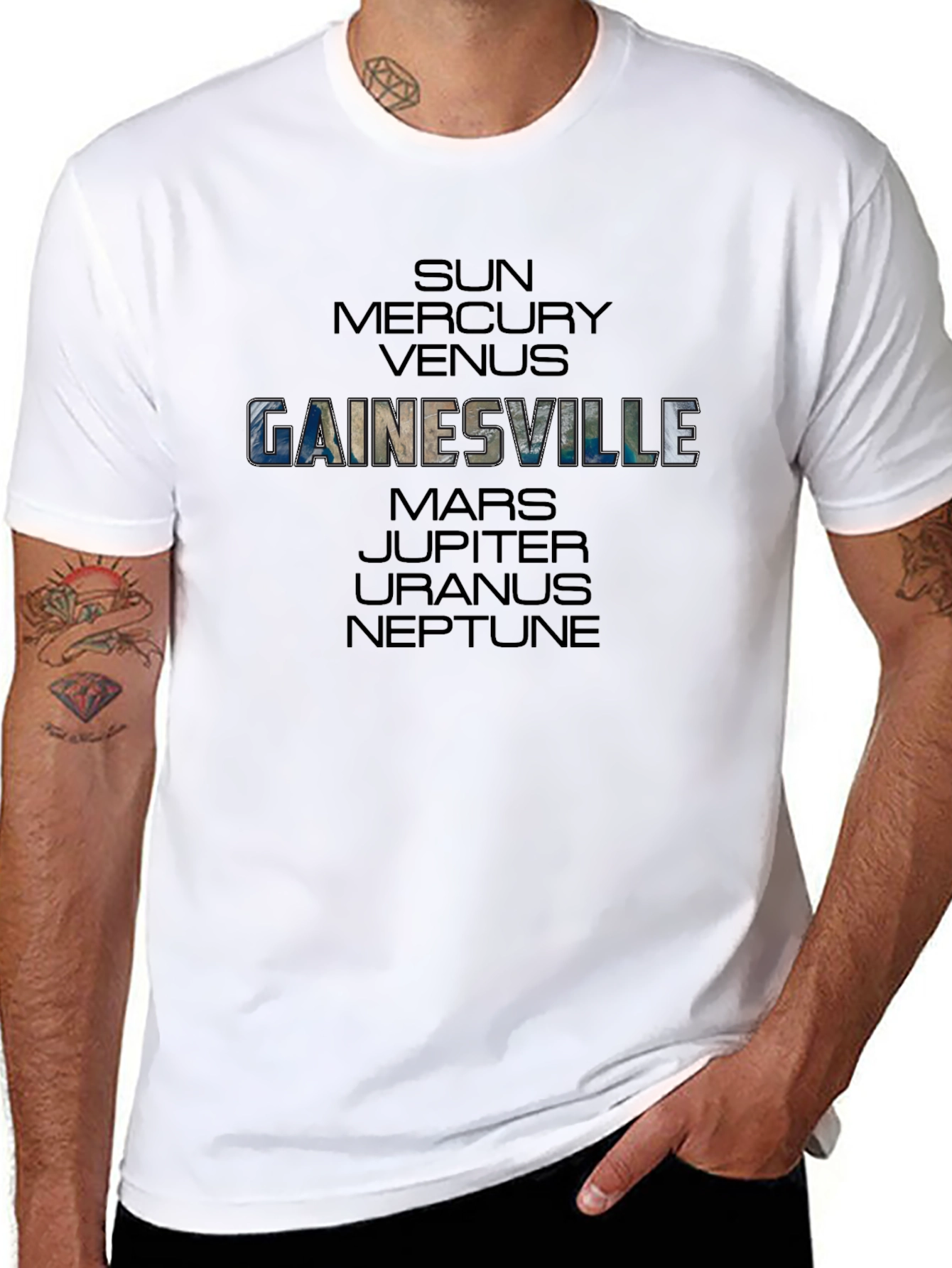 Gainesville Planets Graphic T-Shirt