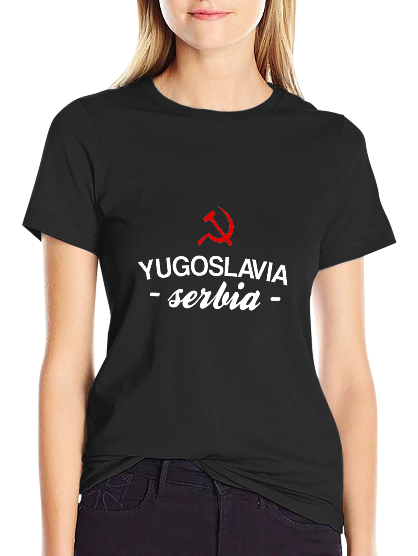 Yugoslavia Serbia Hammer Sickle T-Shirt