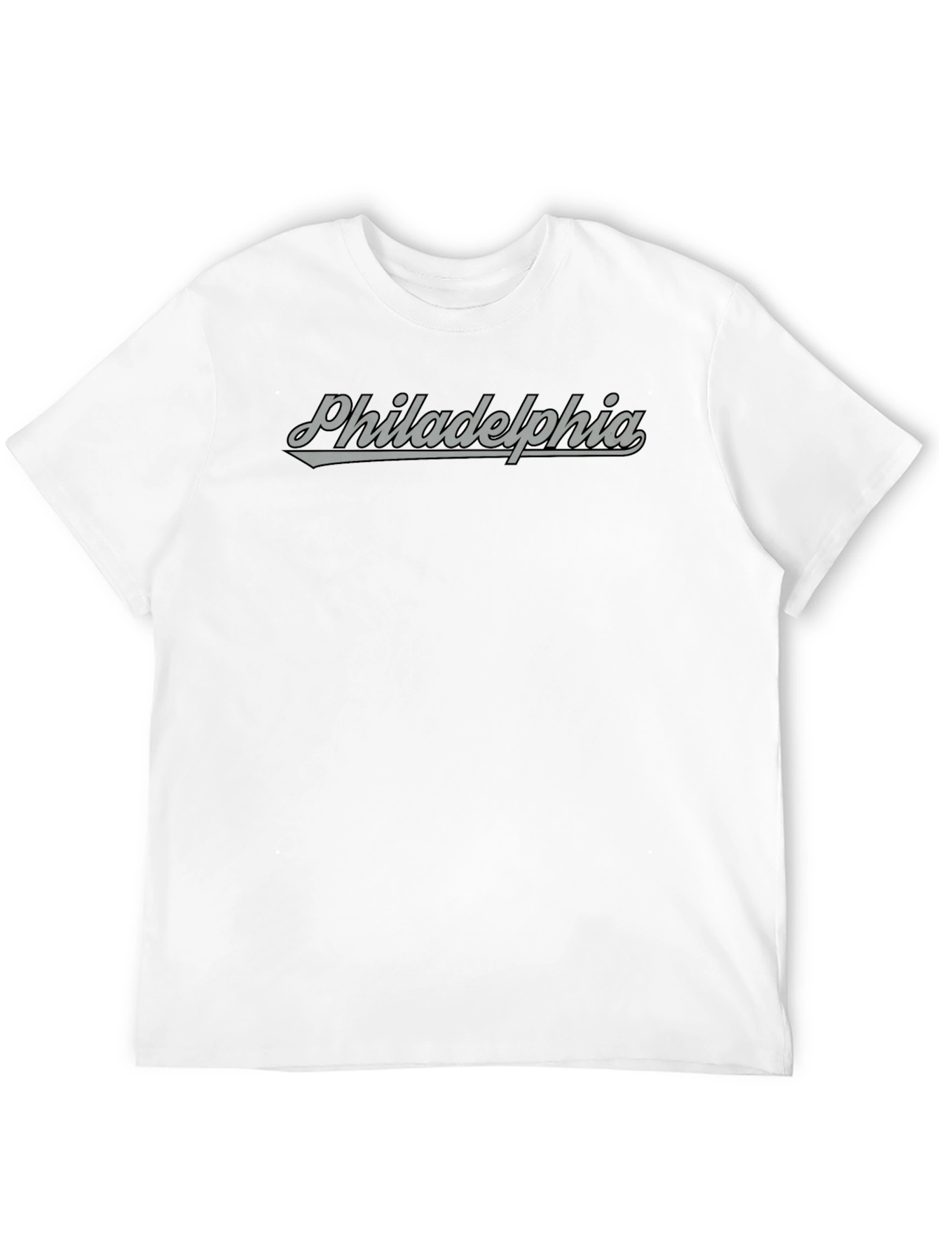 Philadelphia Script Graphic Tee - Soft Black