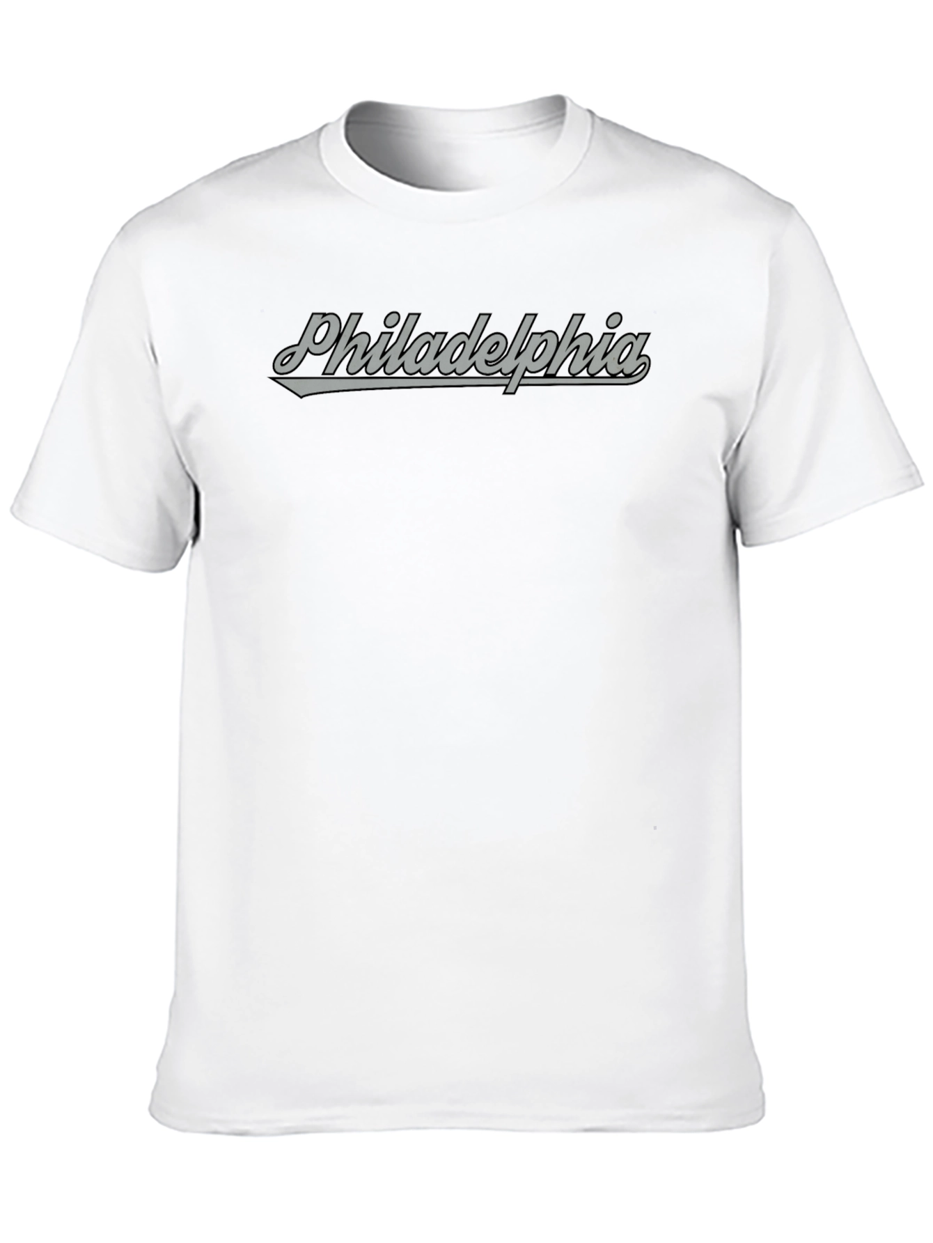 Philadelphia Script Graphic Tee - Soft Black