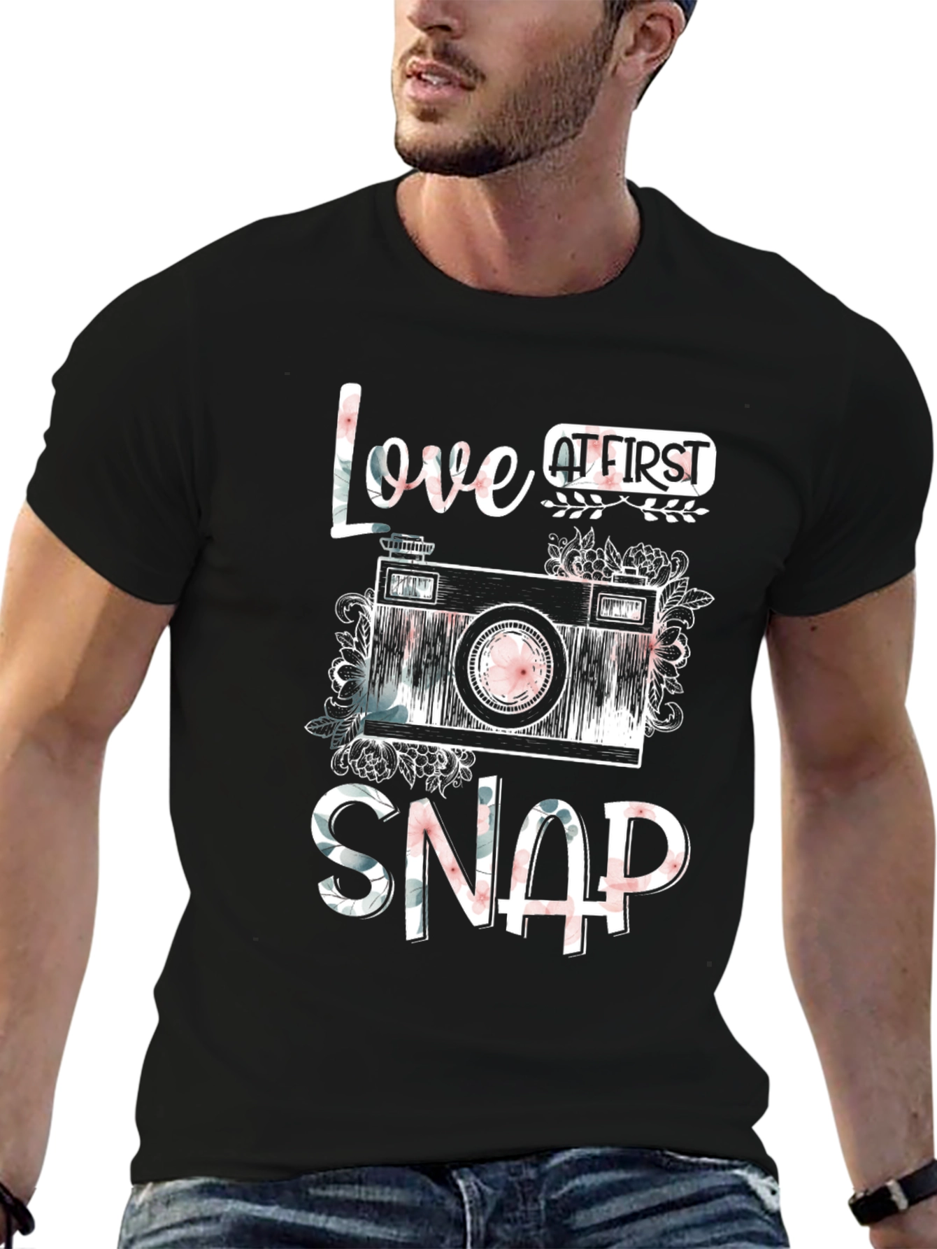 Love At First Snap Camera Graphic Tee