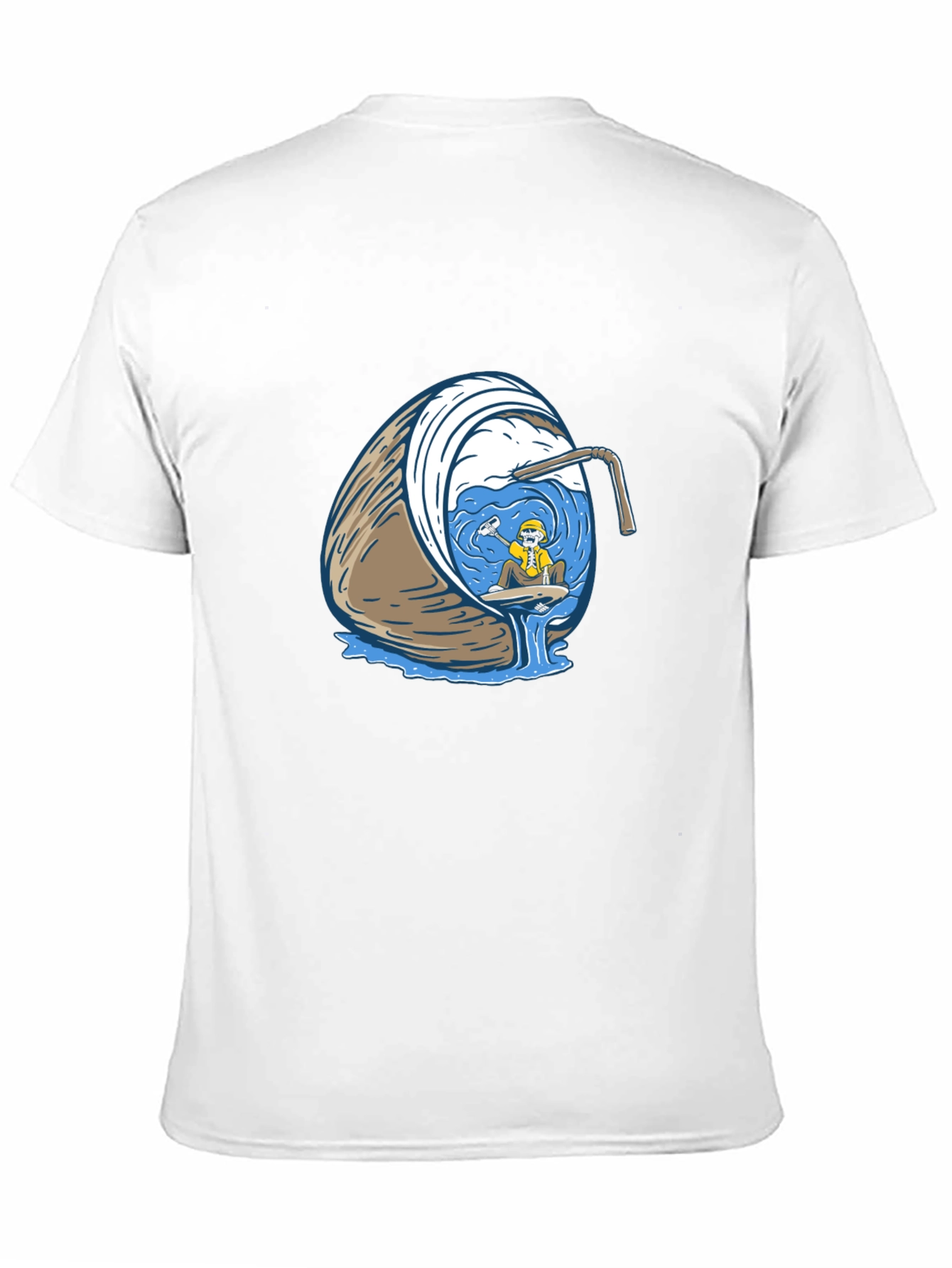 Coconut Diver Graphic Tee - Black