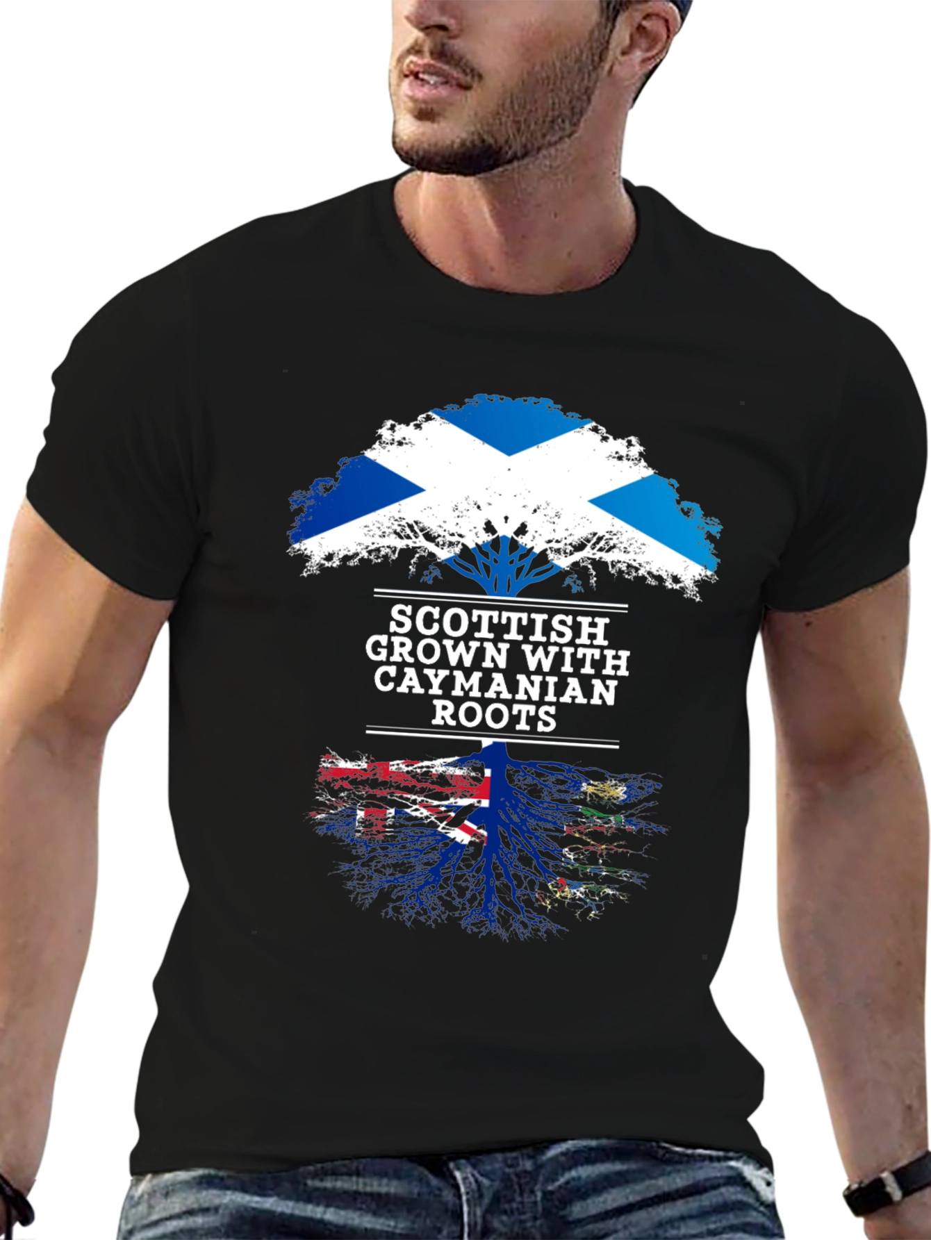 Scottish Grown with Caymanian Roots T-Shirt