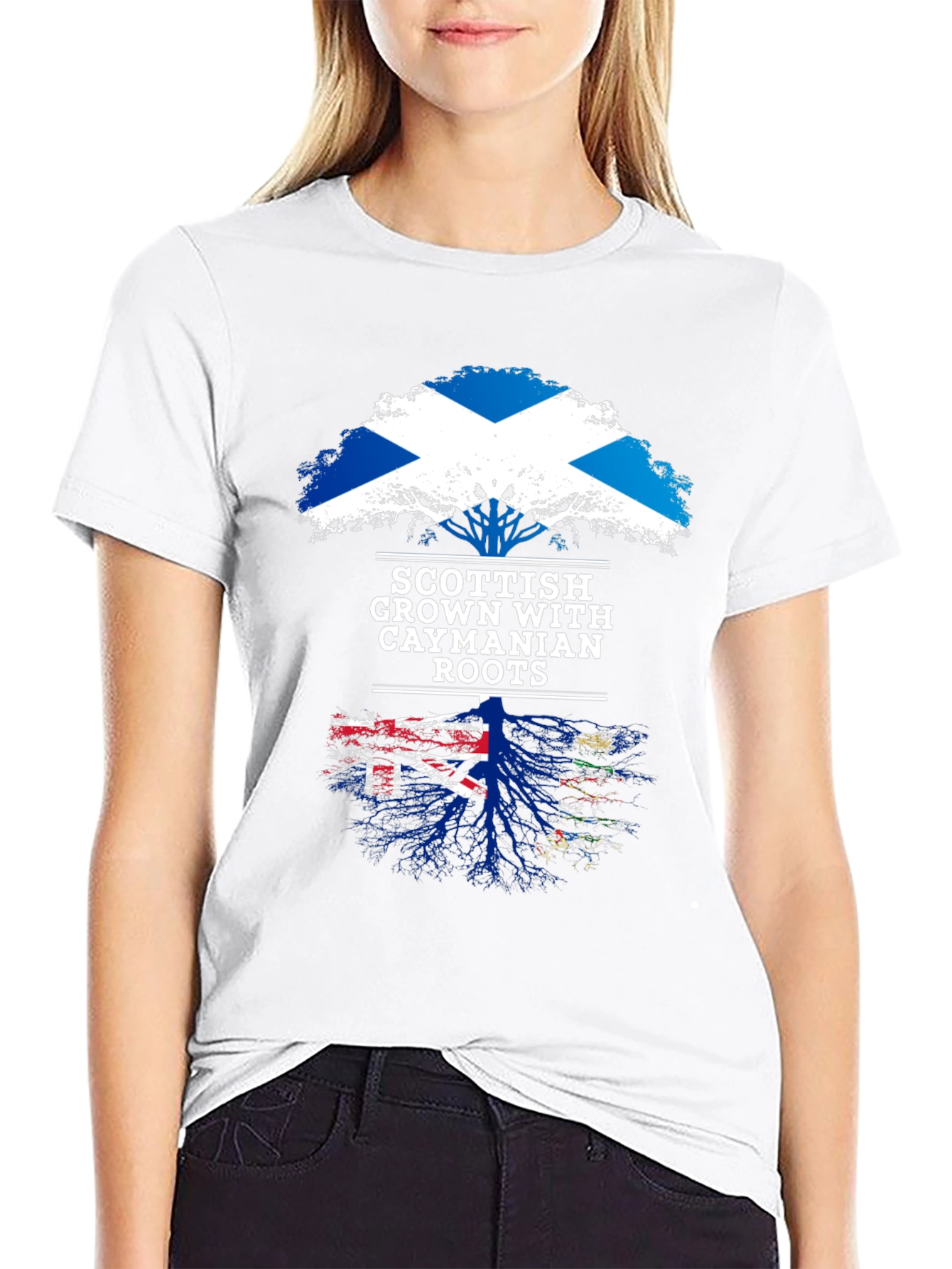 Scottish Grown with Caymanian Roots T-Shirt