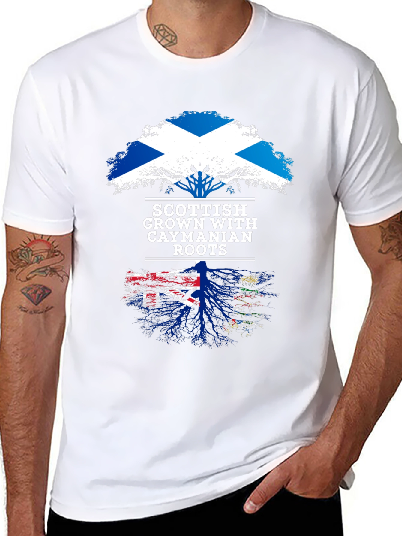 Scottish Grown with Caymanian Roots T-Shirt