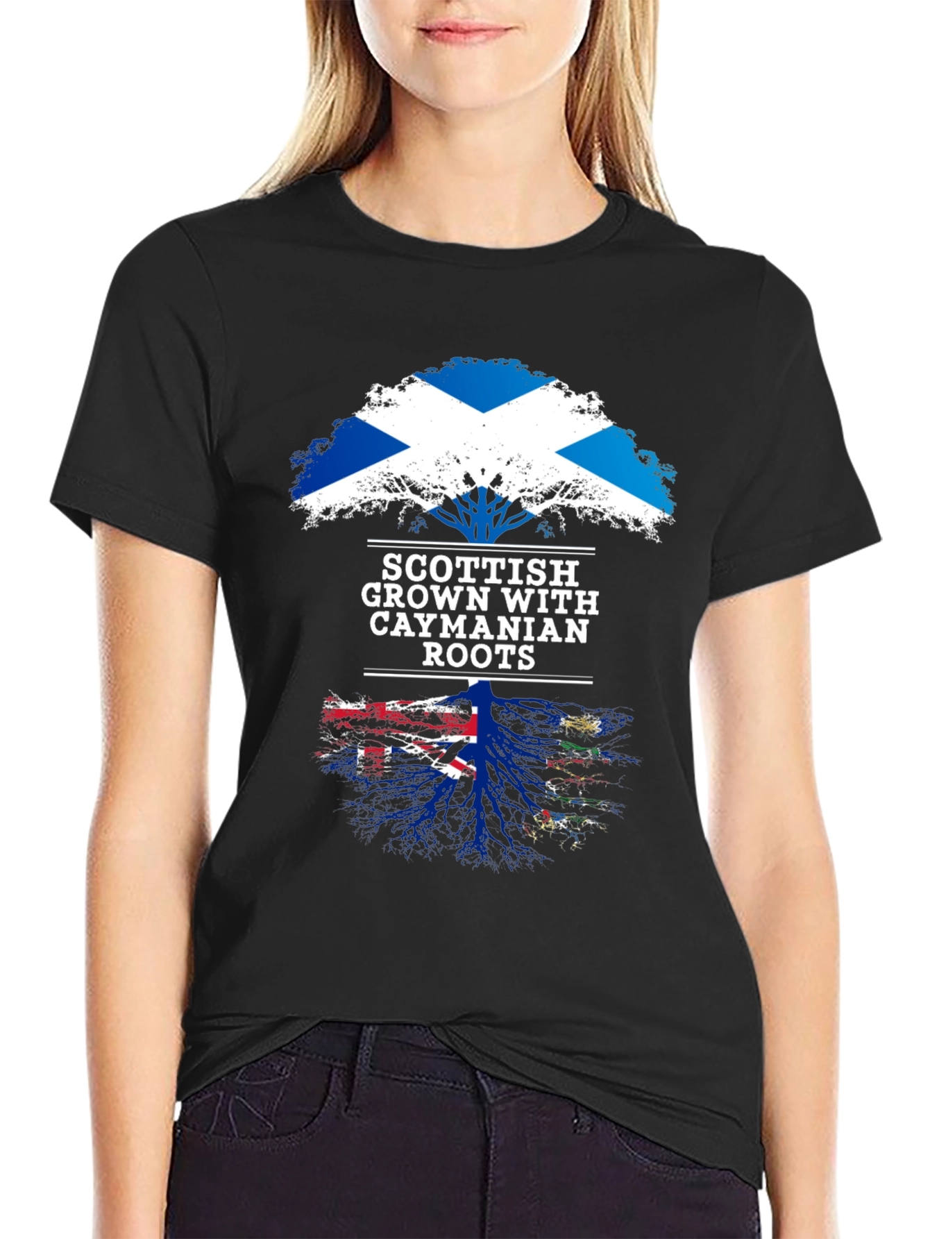 Scottish Grown with Caymanian Roots T-Shirt