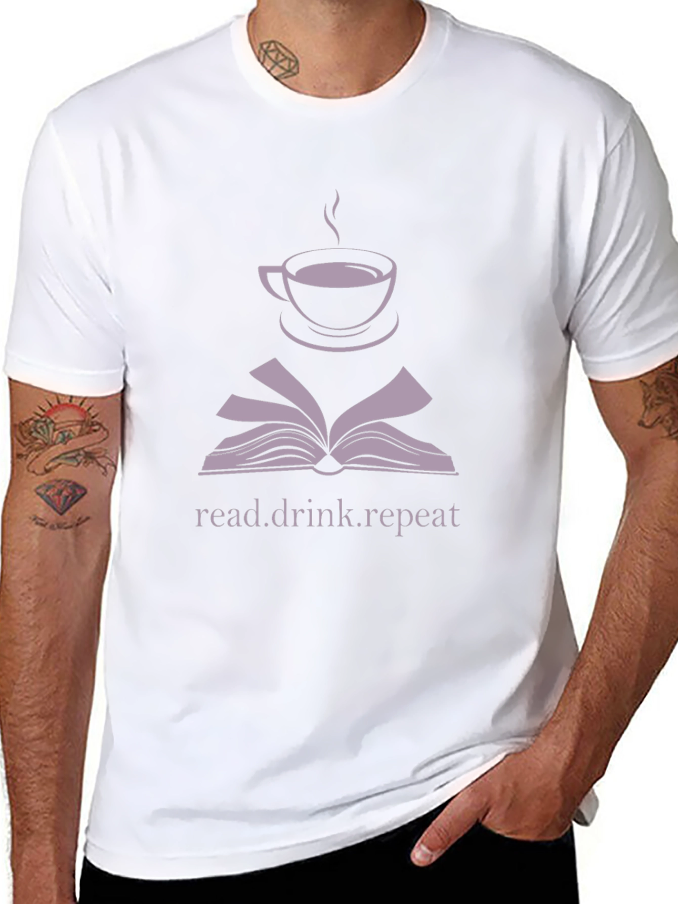 Read Drink Repeat Graphic Tee