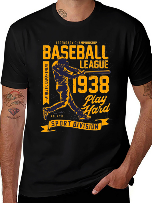 Vintage Baseball League 1938 Graphic T-Shirt