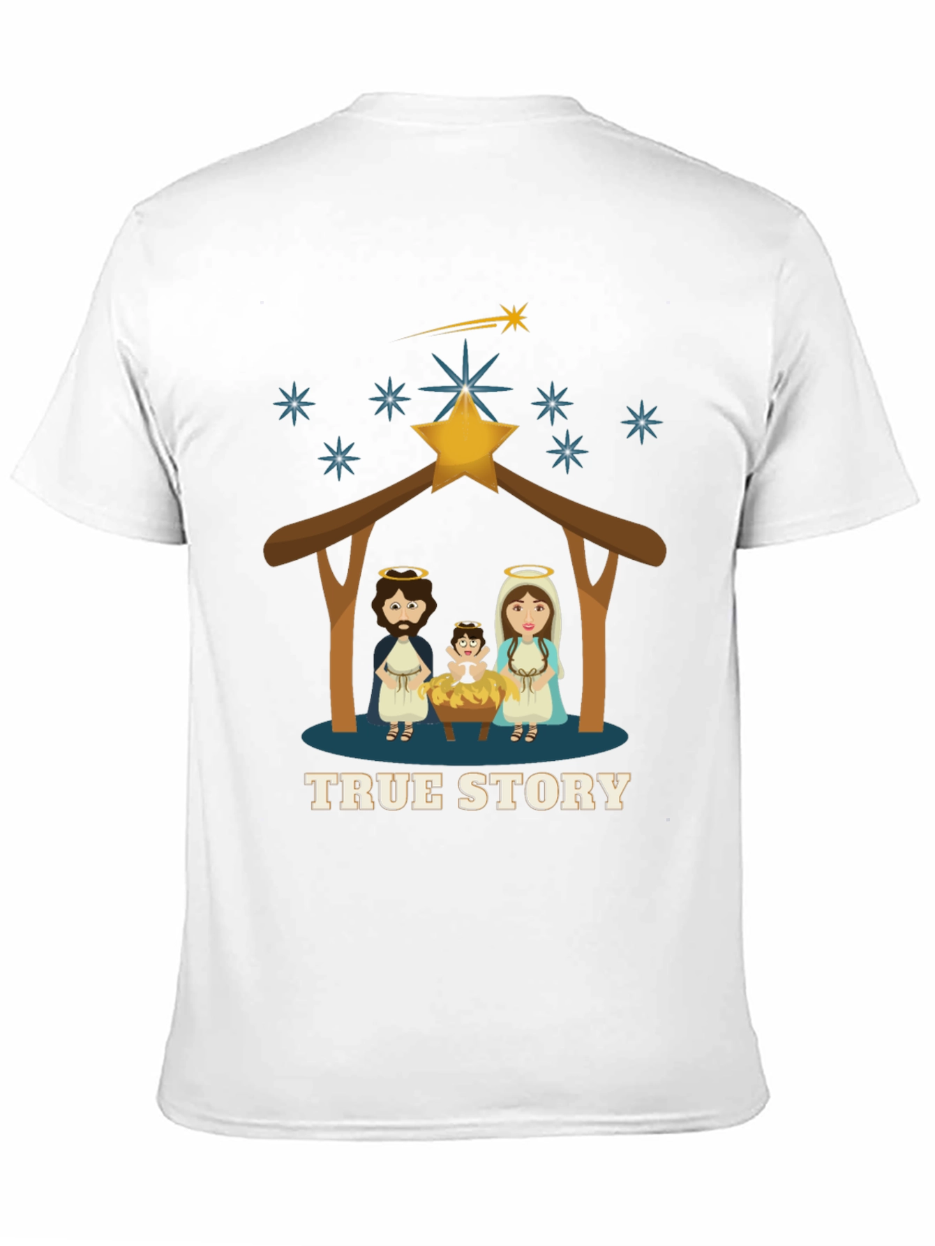 True Story Christmas T-Shirt - Nativity Scene Tee