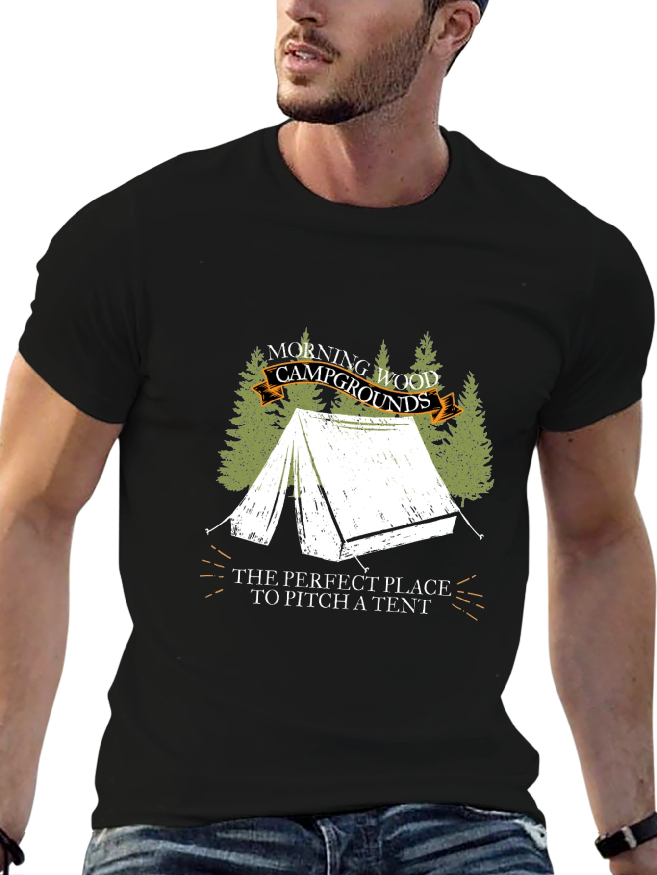 Morning Wood Campgrounds Graphic Tee