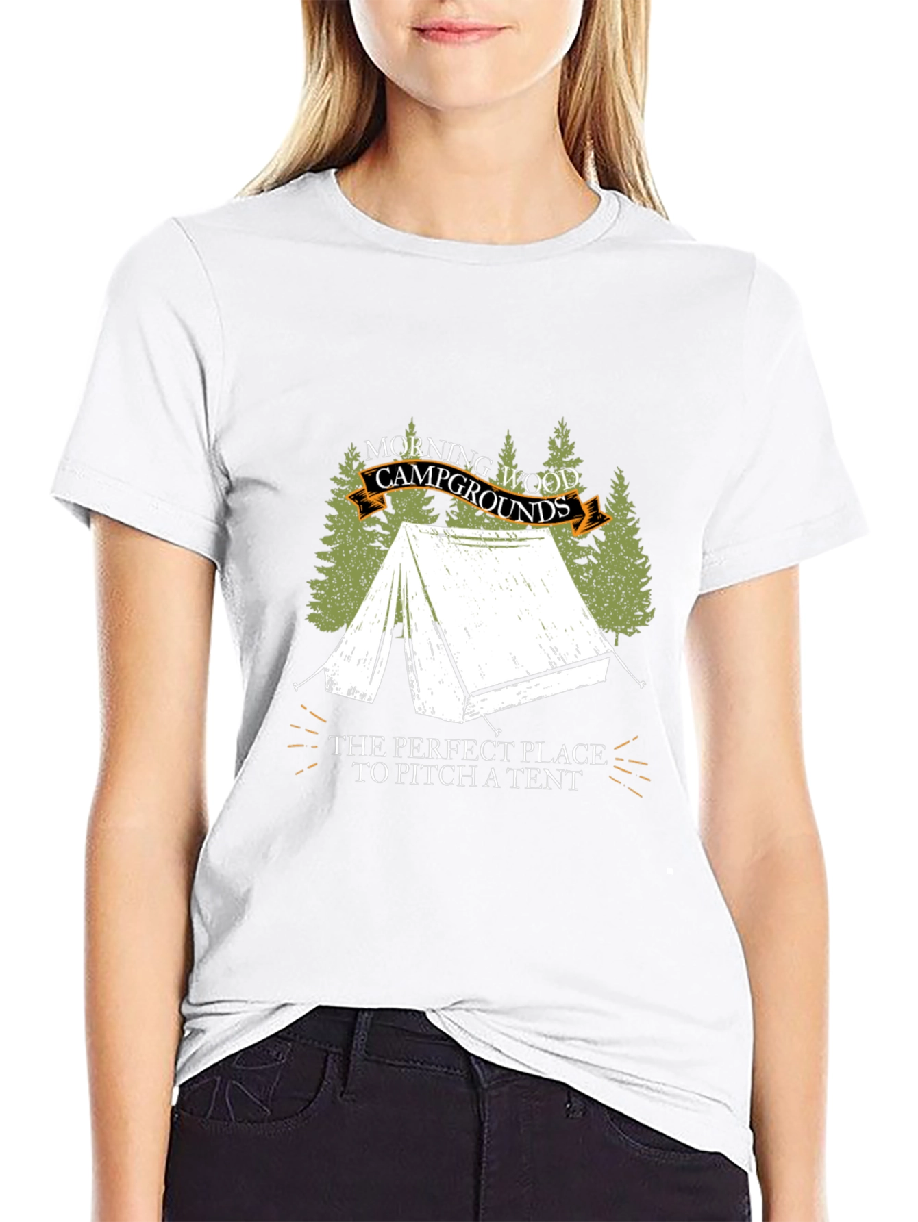 Morning Wood Campgrounds Graphic Tee