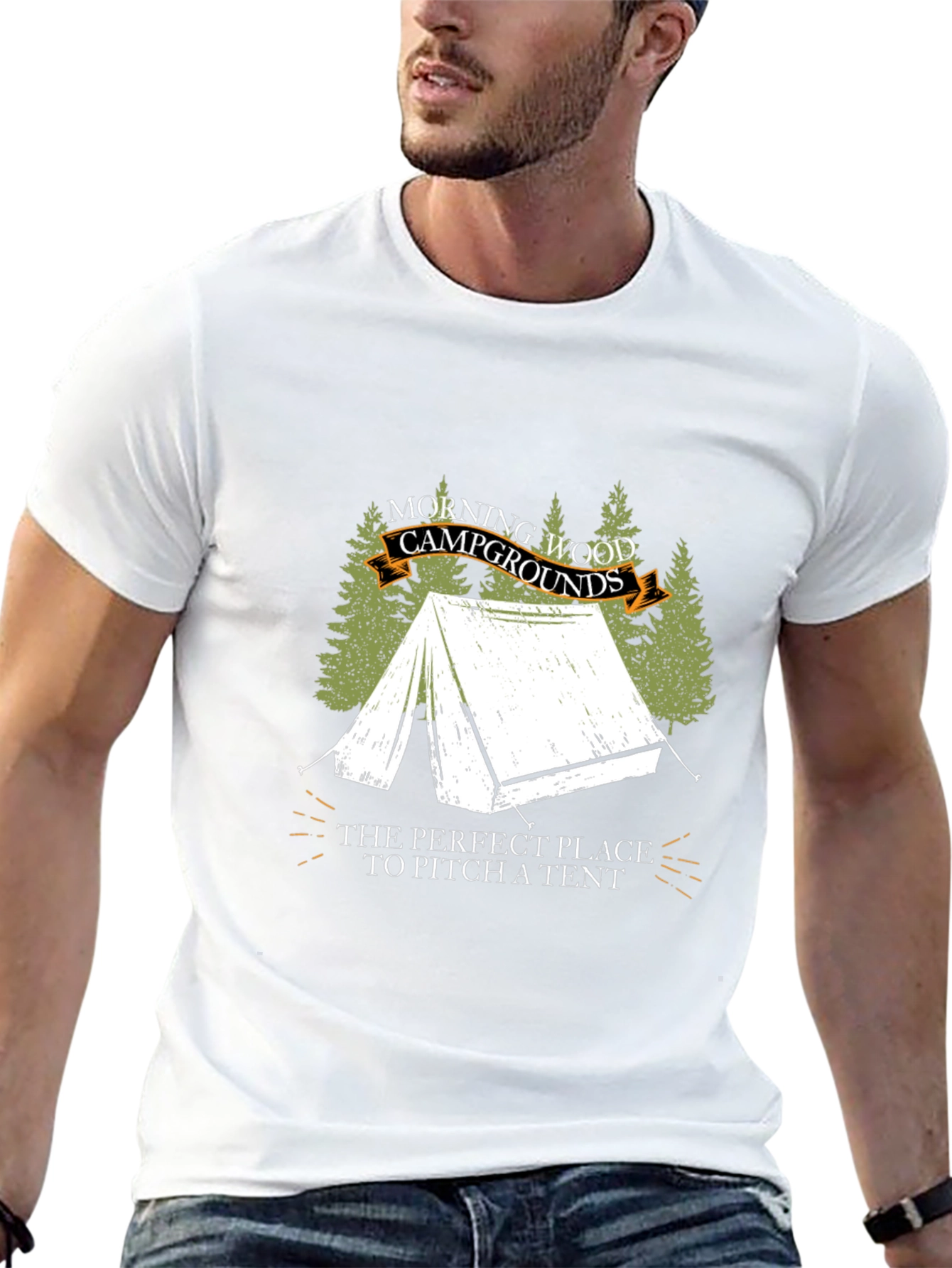 Morning Wood Campgrounds Graphic Tee