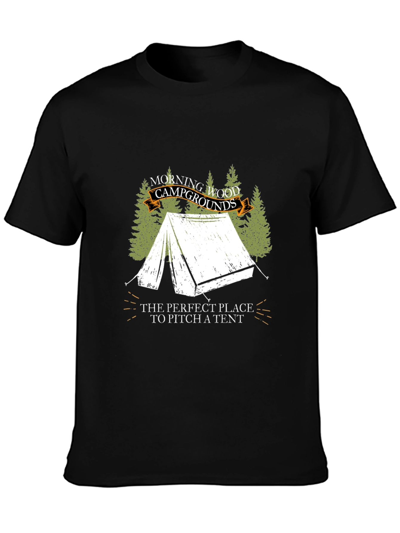 Morning Wood Campgrounds Graphic Tee