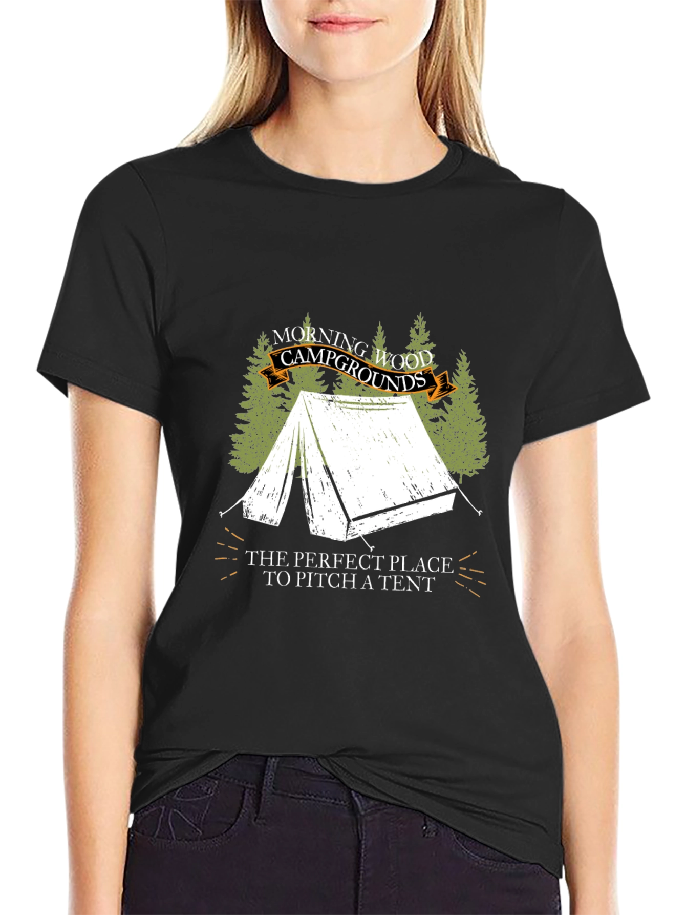 Morning Wood Campgrounds Graphic Tee