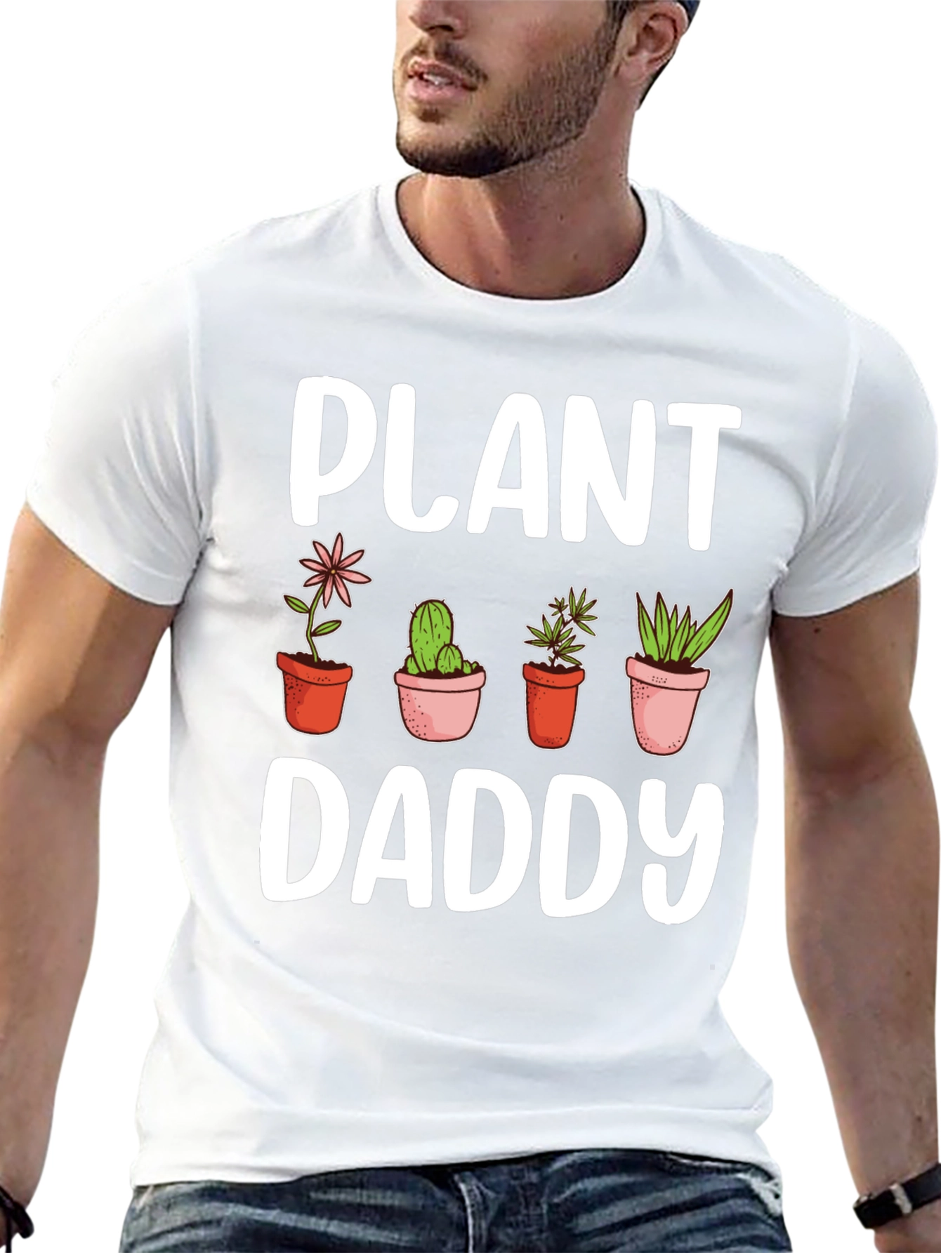 Plant Daddy Graphic T-Shirt - Gardening Lover Gift