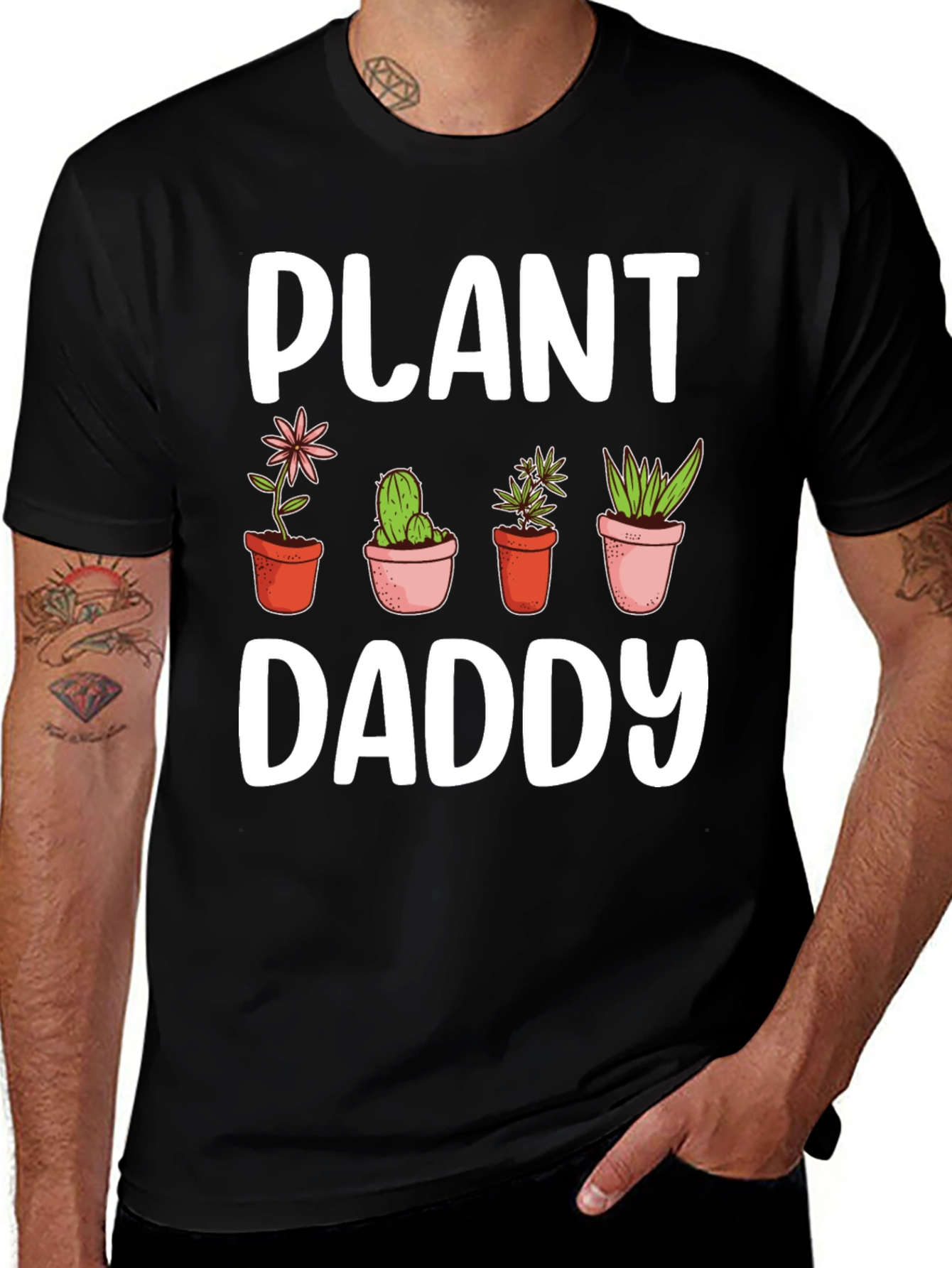 Plant Daddy Graphic T-Shirt - Gardening Lover Gift