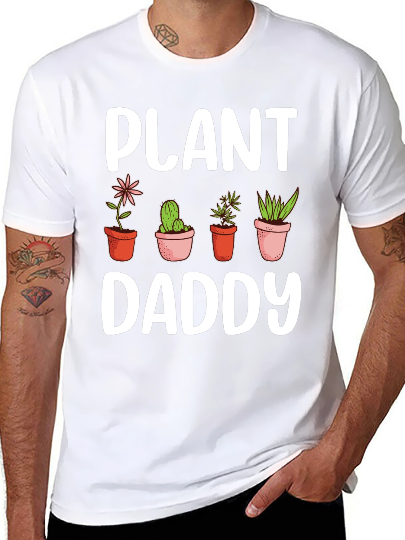 Plant Daddy Graphic T-Shirt - Gardening Lover Gift