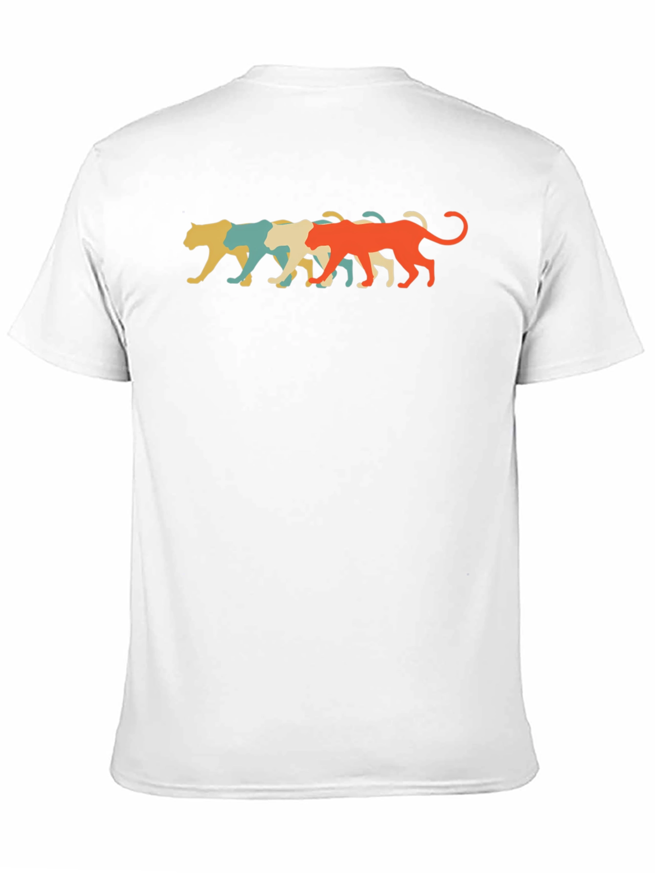 Retro Panther Graphic Tee - Cool Casual Style