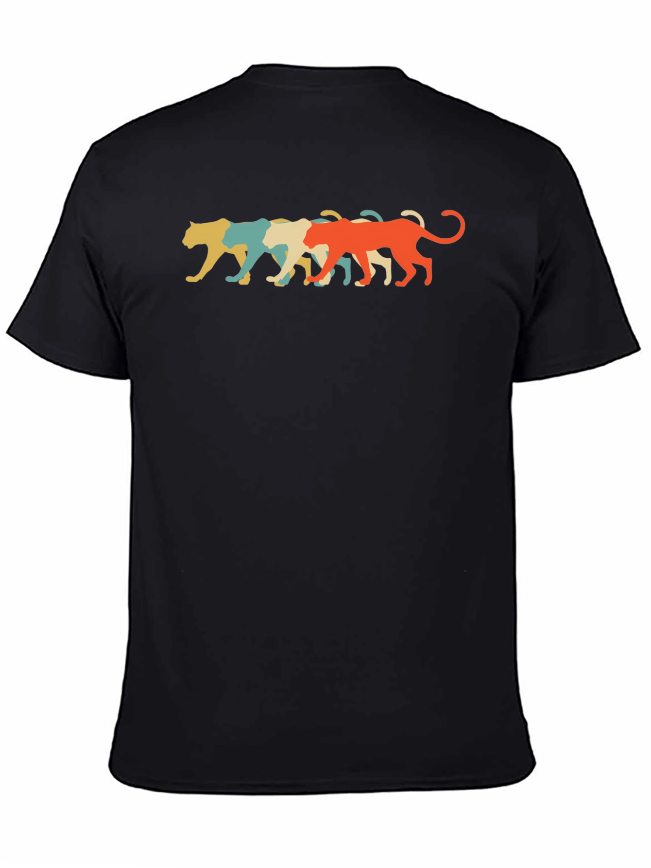 Retro Panther Graphic Tee - Cool Casual Style
