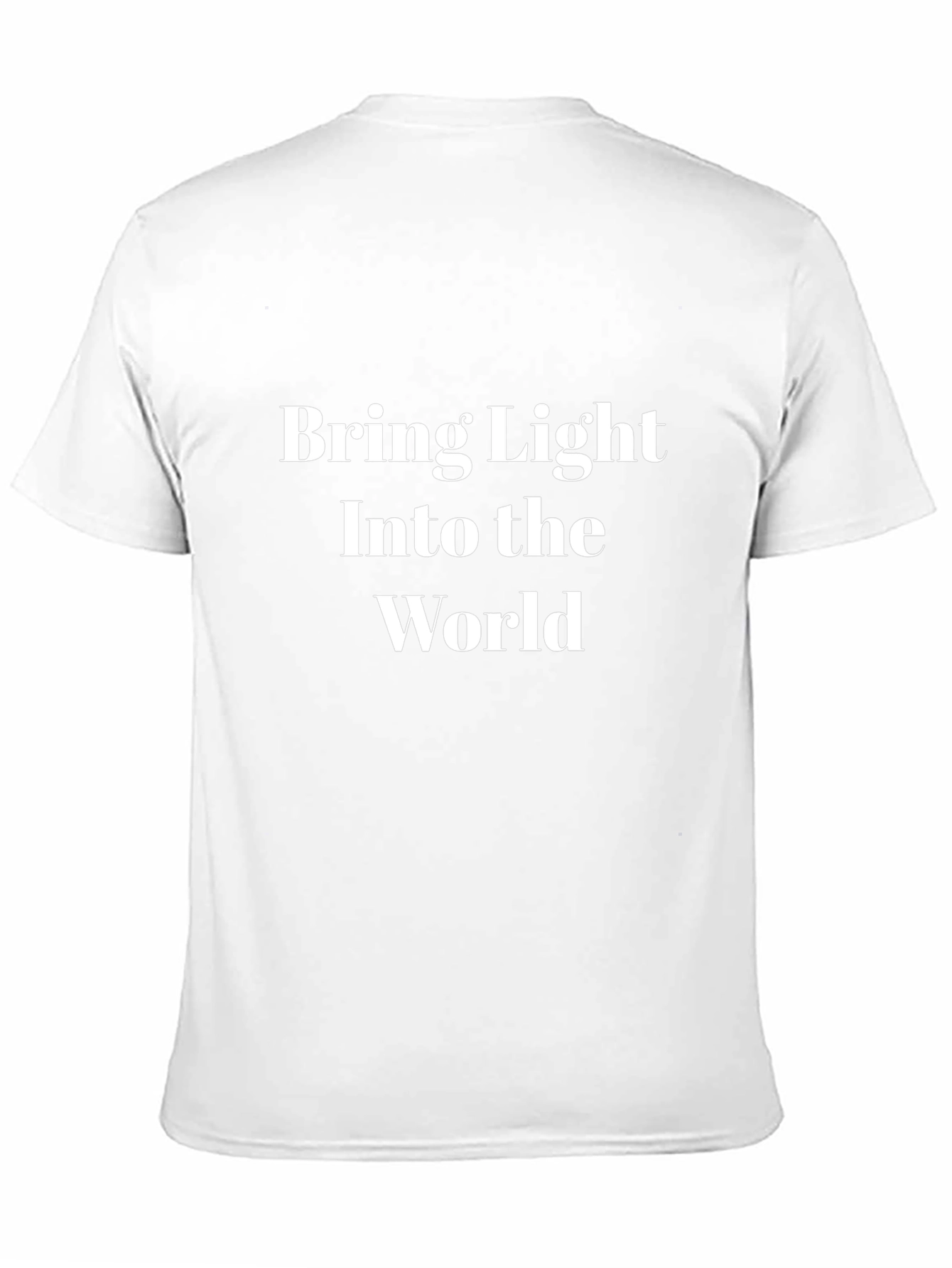 Inspirational Bring Light Black Tee