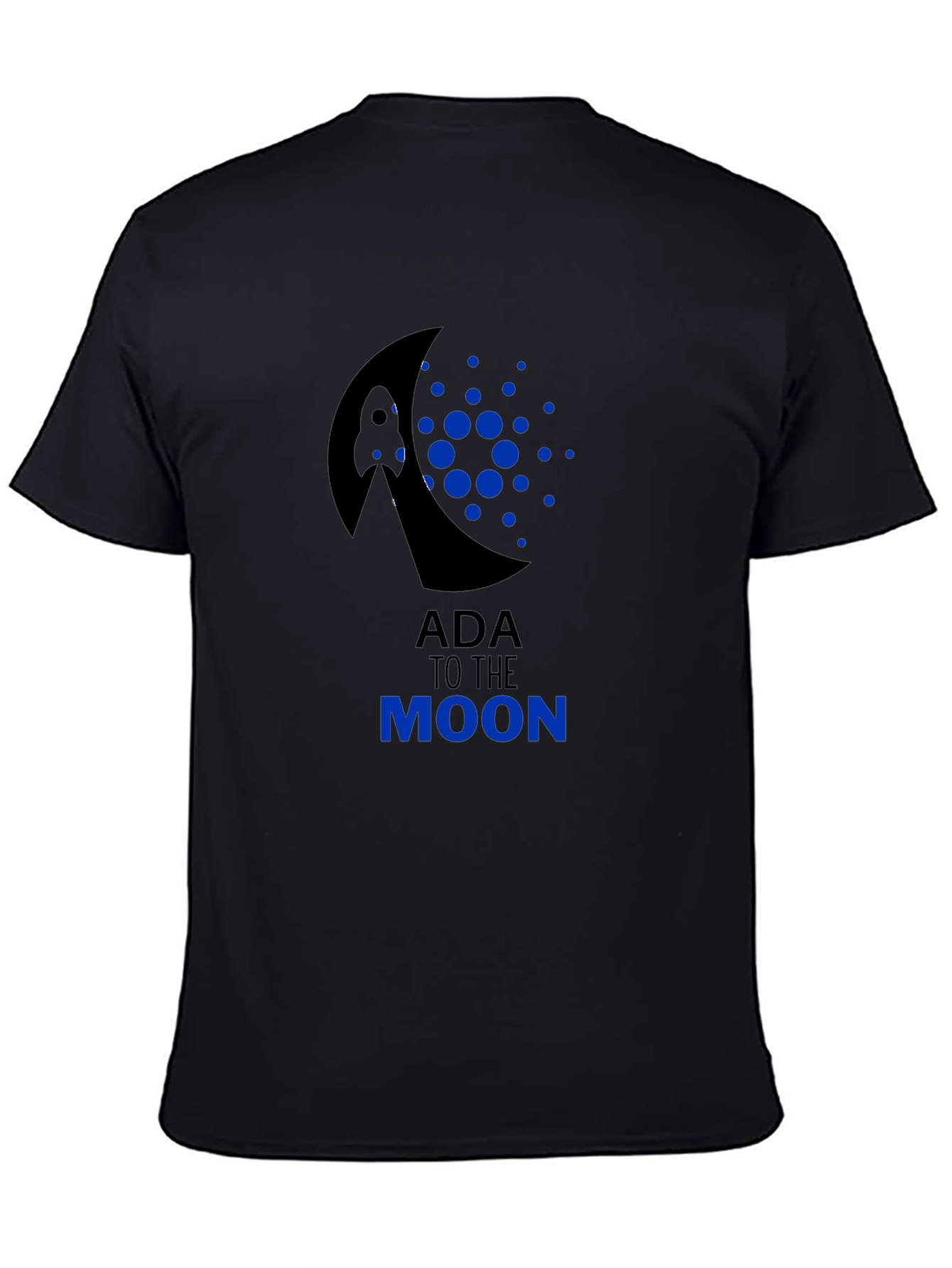 ADA To The Moon Black T-Shirt