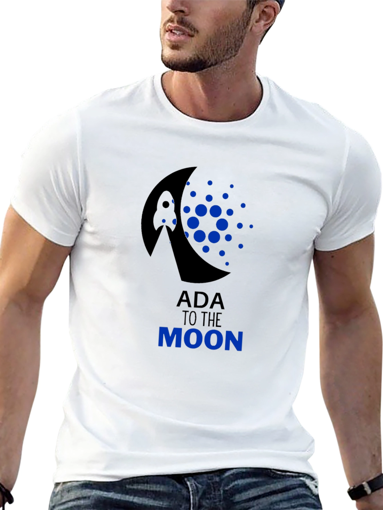 ADA To The Moon Black T-Shirt