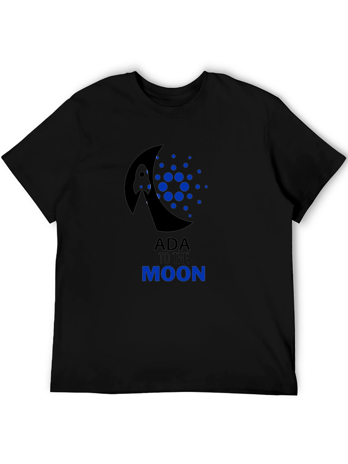 ADA To The Moon Black T-Shirt