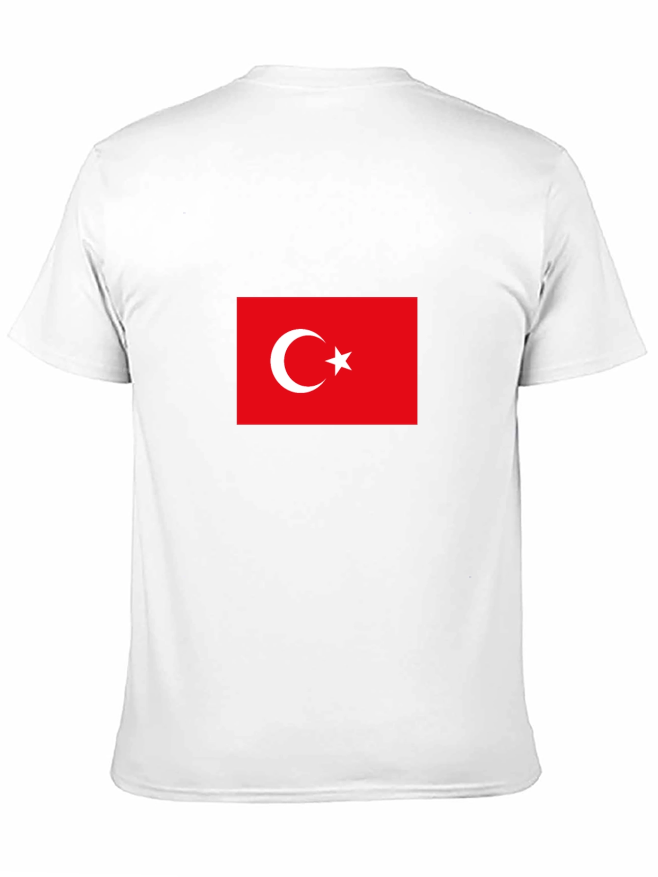 Turkey Flag T-Shirt - Black Cotton Tee