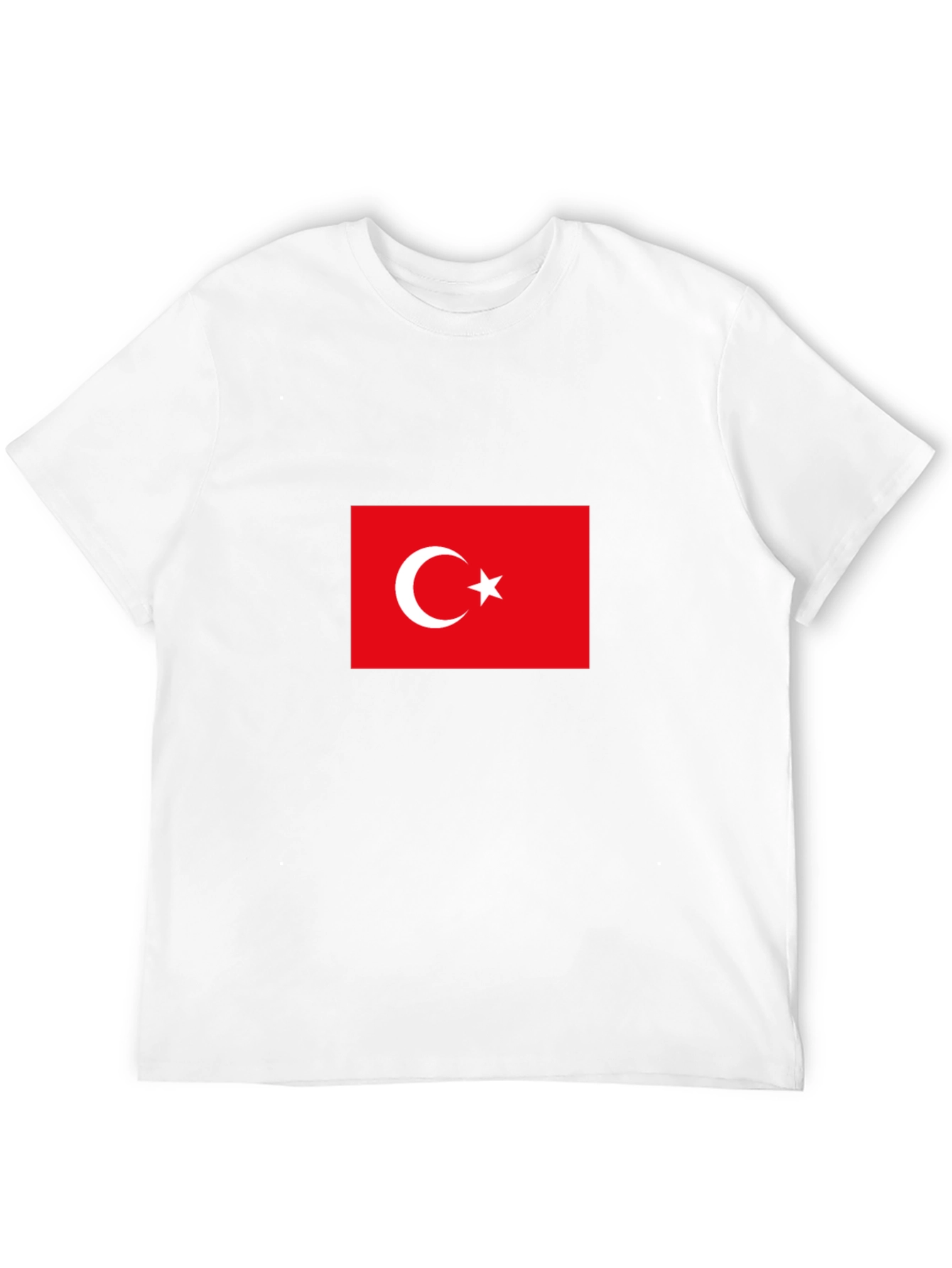 Turkey Flag T-Shirt - Black Cotton Tee