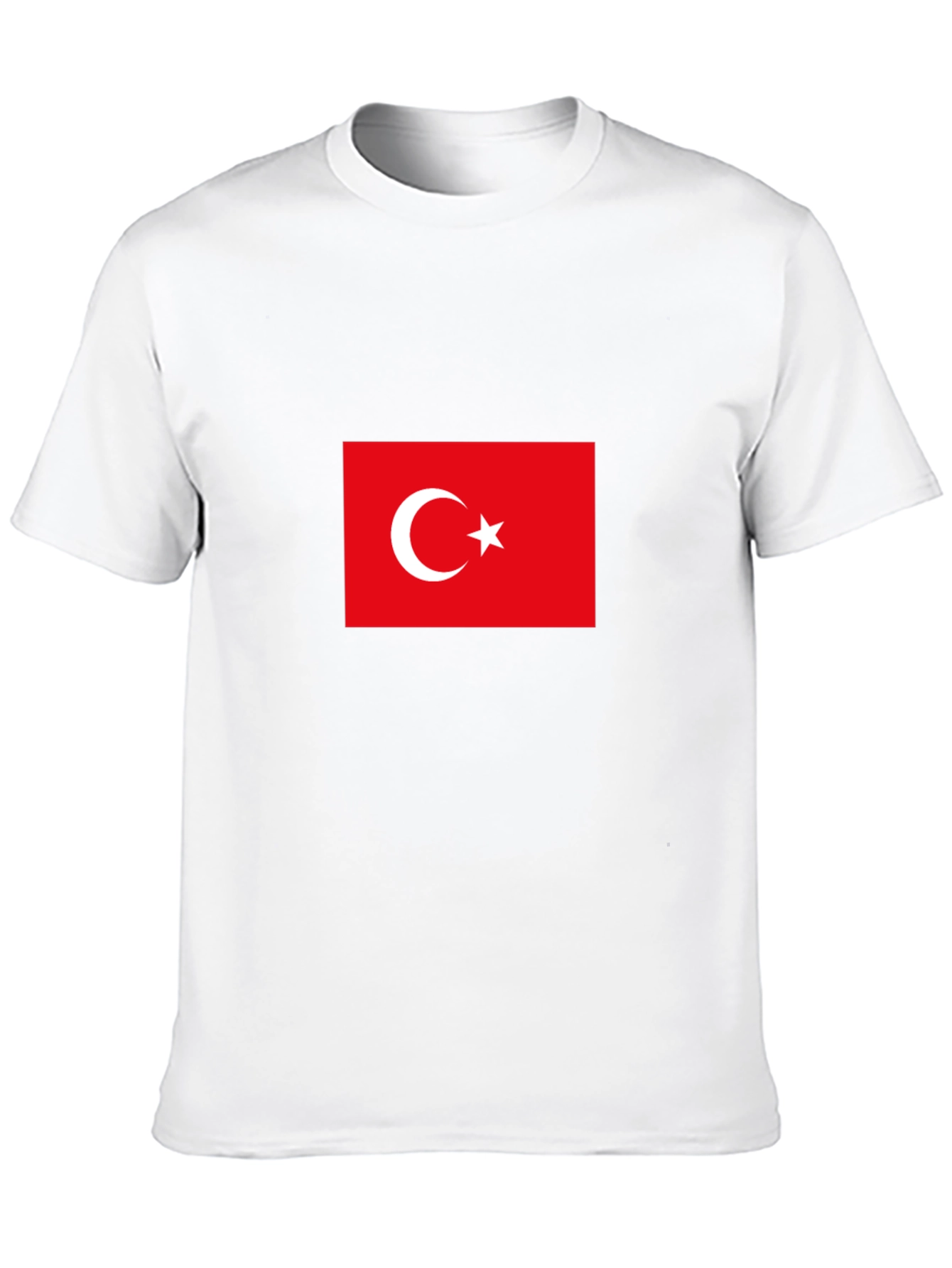 Turkey Flag T-Shirt - Black Cotton Tee