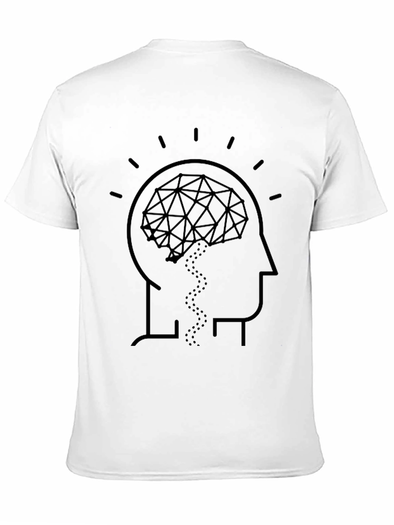 Brain Power T-Shirt - Abstract Thinker Tee
